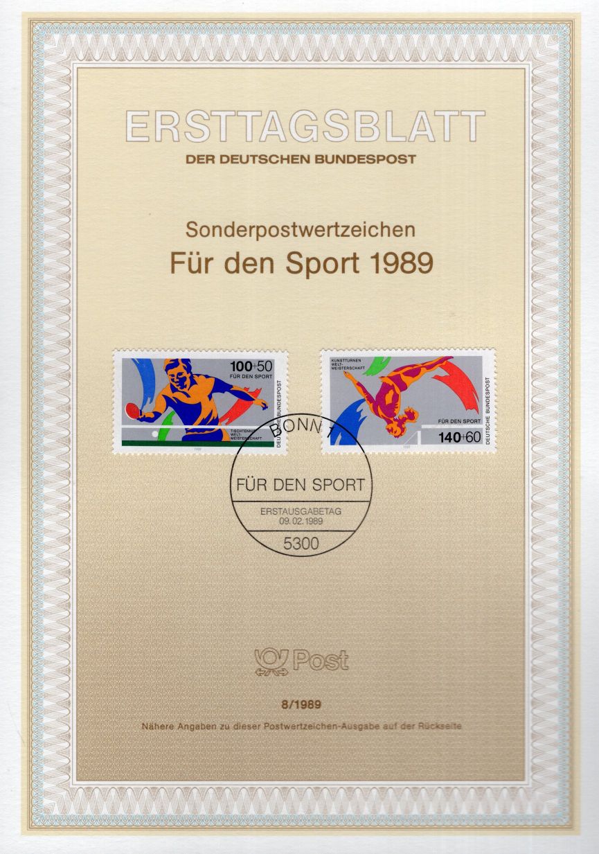 Für den Sport 1989