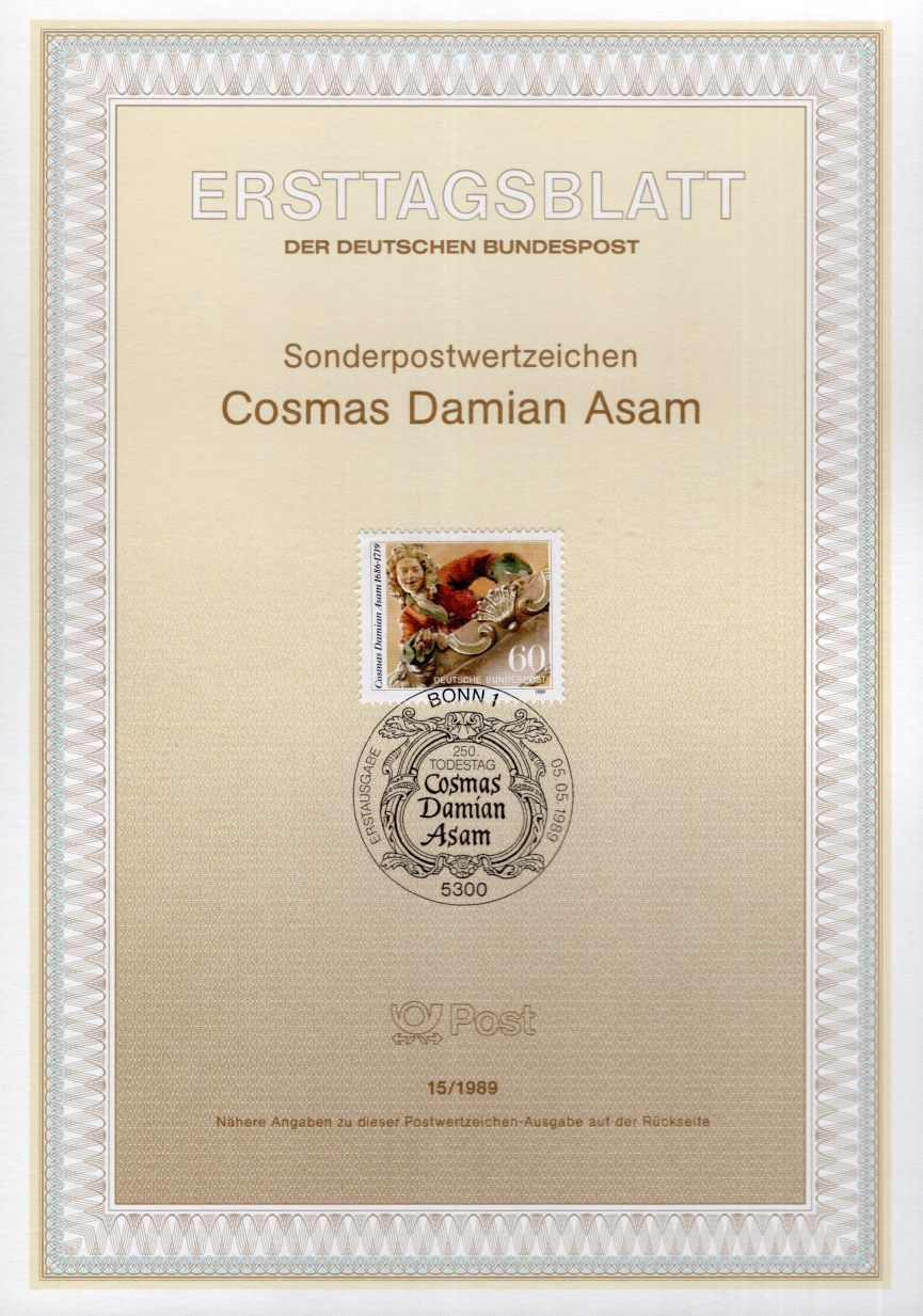 250. Todestag Cosmas Damian Asam