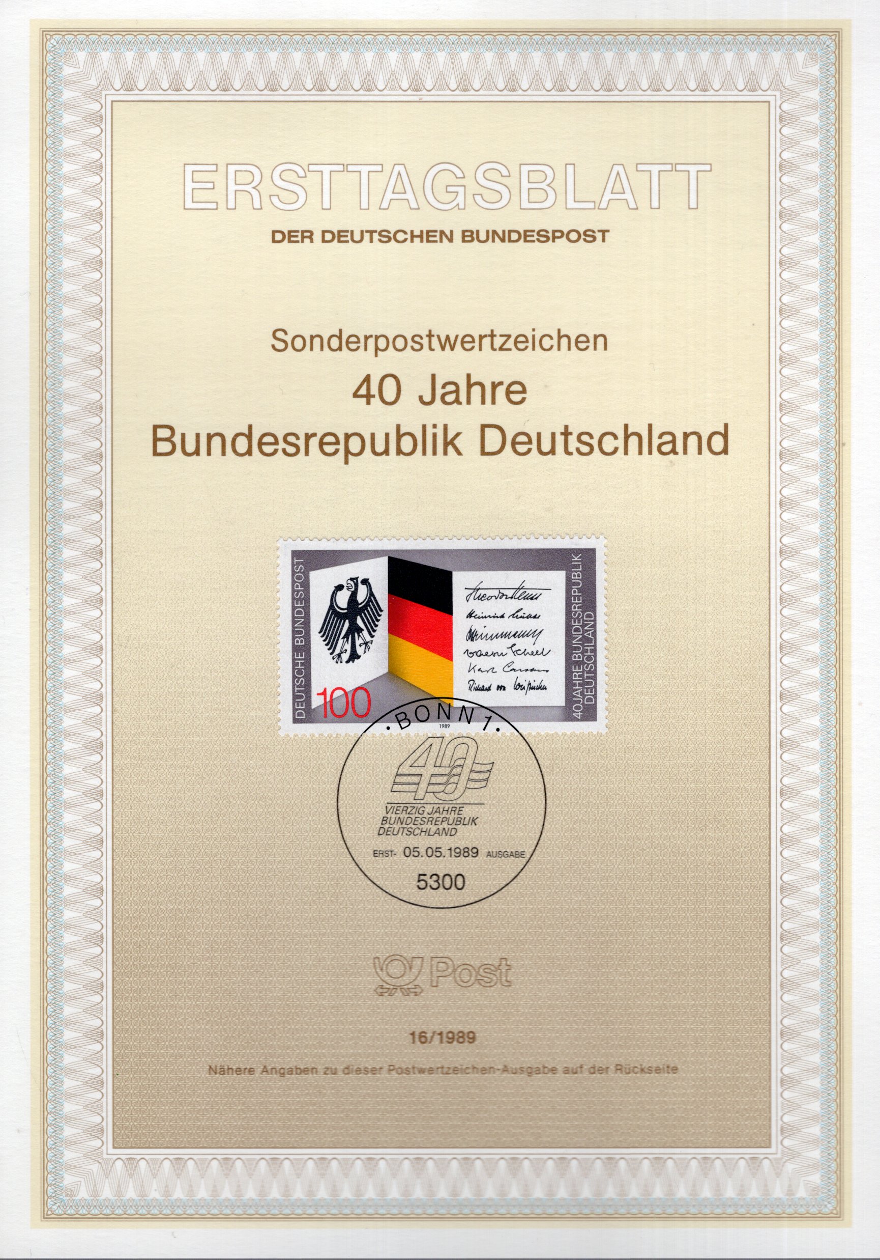 40 Jahre Bundesrepublik Deutschland