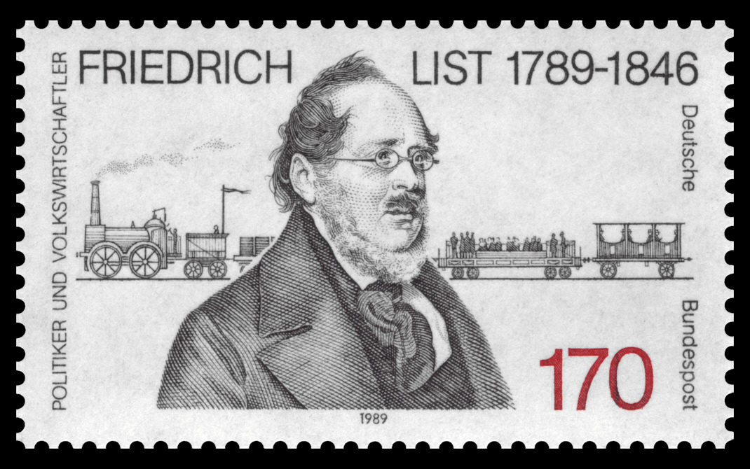 200. Geburtstag von Friedrich List (1789 - 1846)