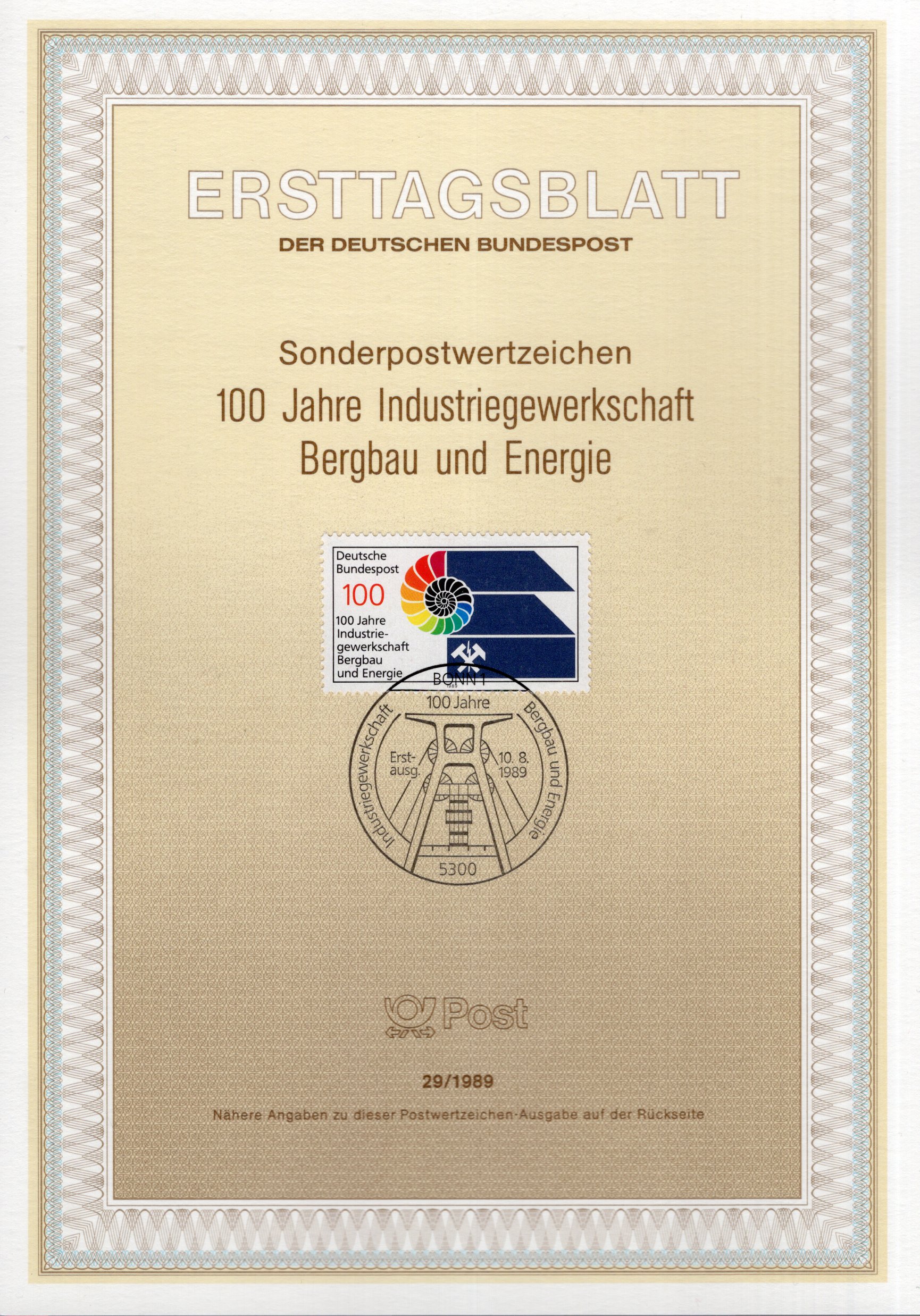 100 Jahre Industriegewerkschaft Bergbau und Energie