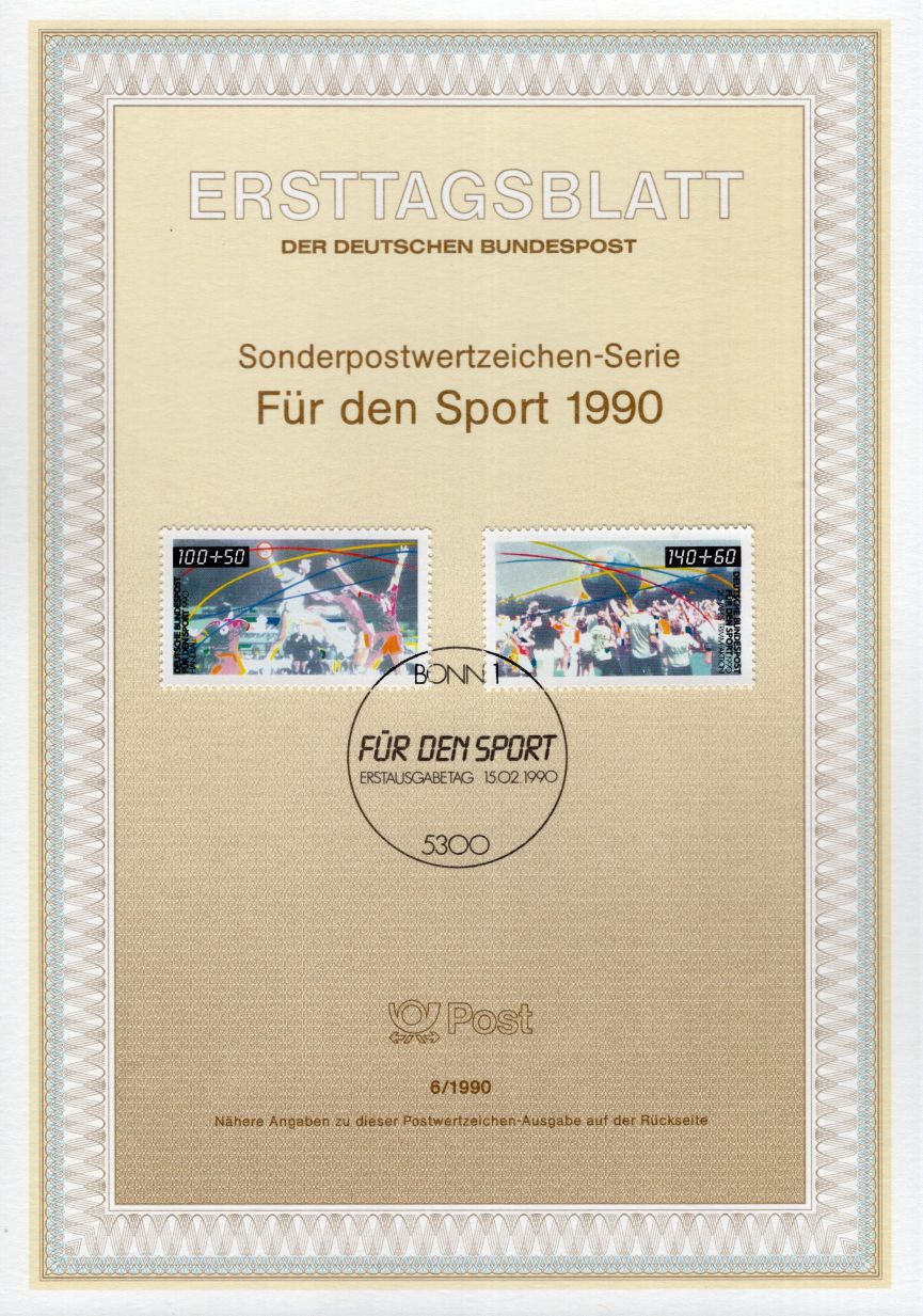 Für den Sport 1990