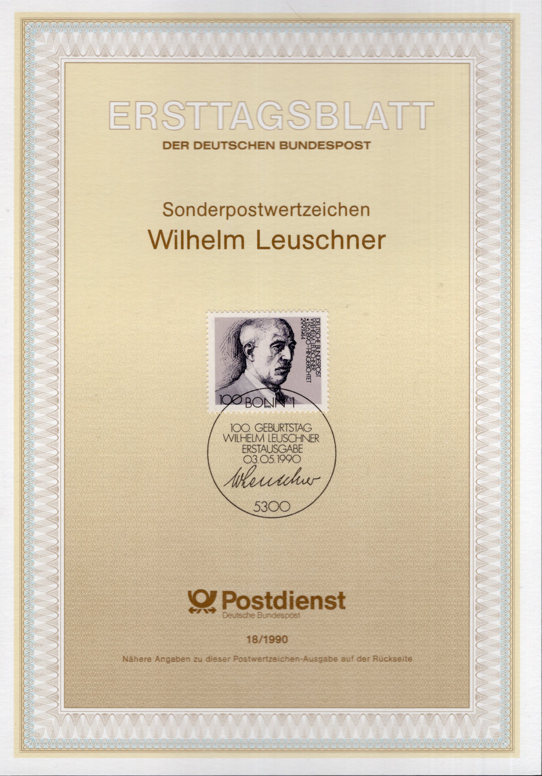 100. Geburtstag Wilhelm Leuschner