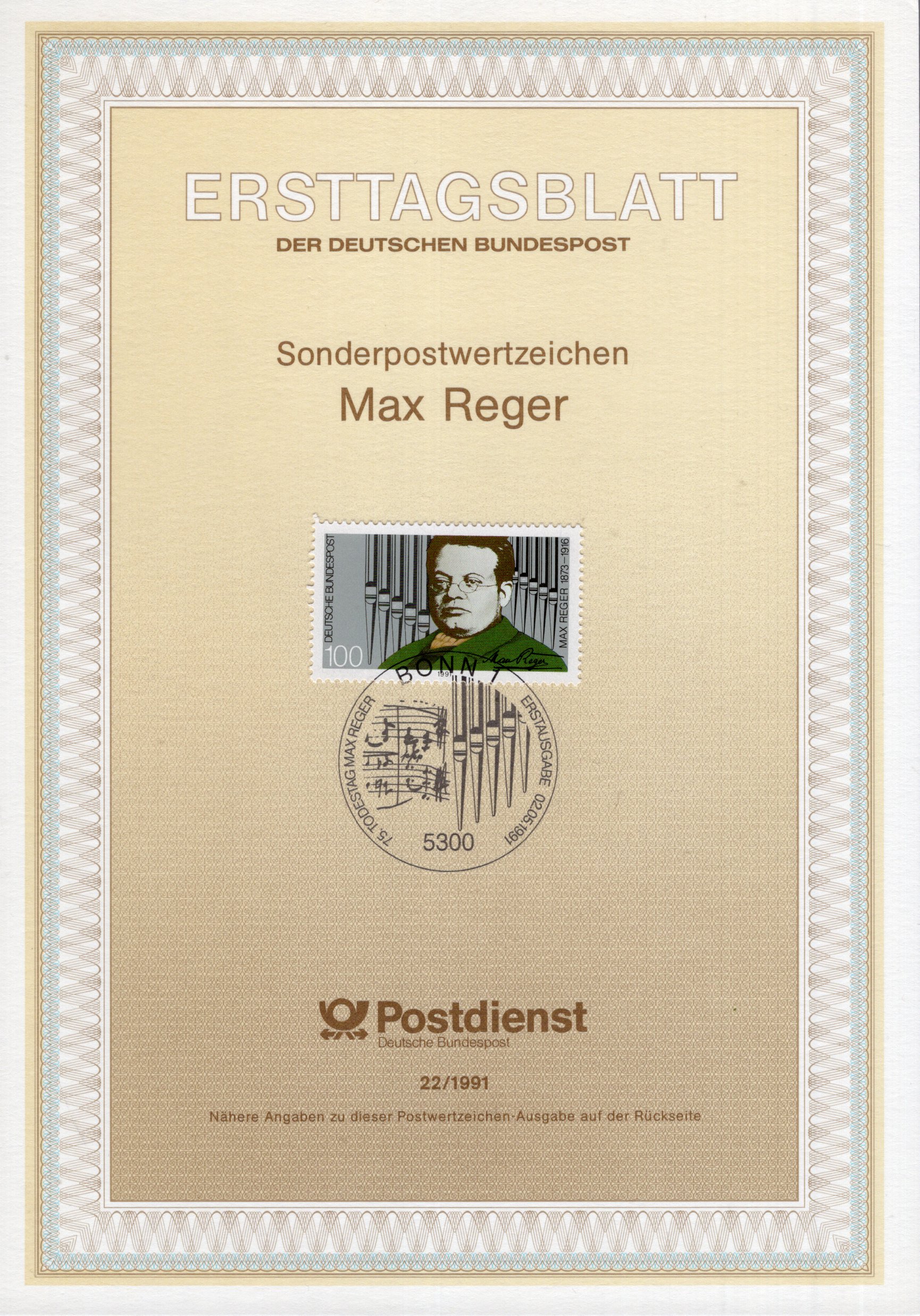 75. Todestag Max Reger