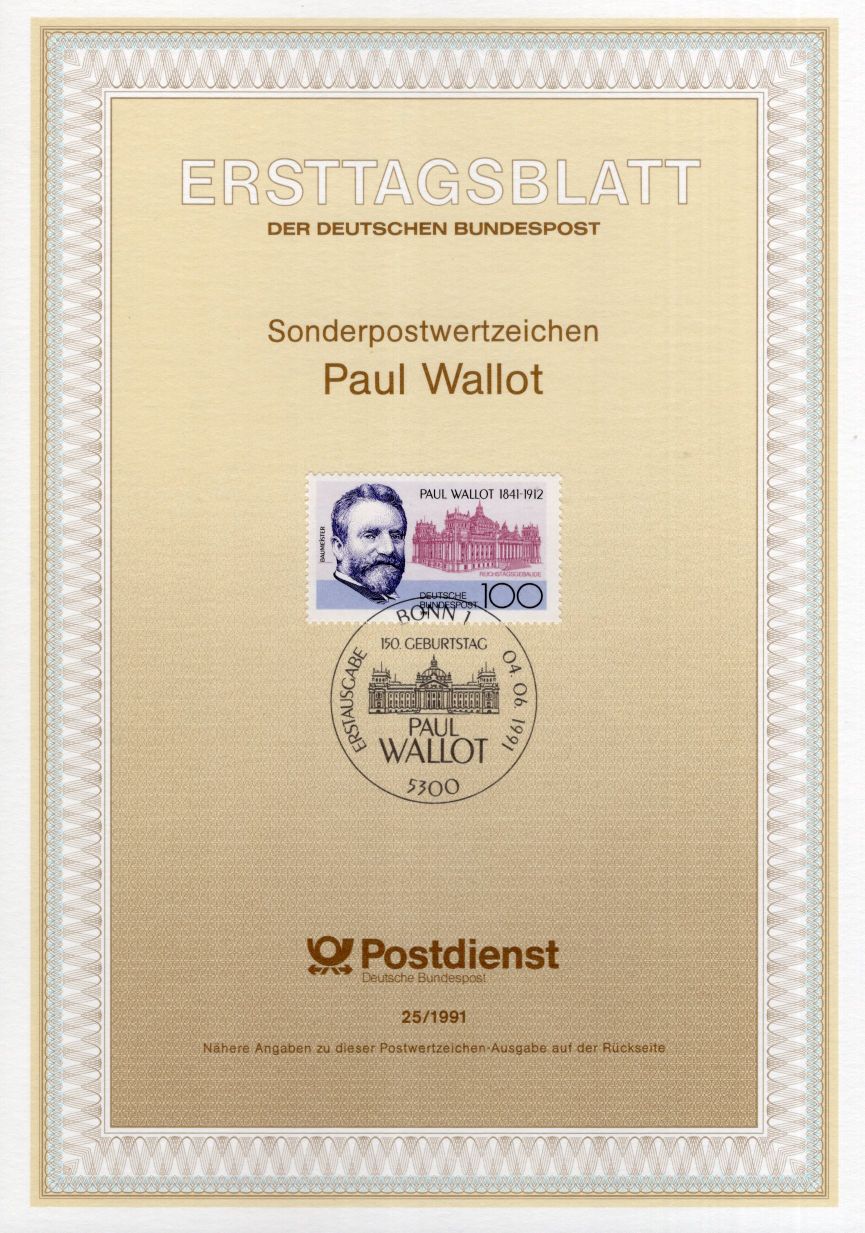 150. Geburtstag Paul Wallot