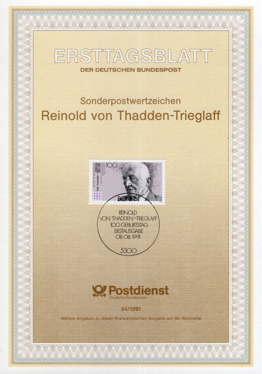 100. Geburtstag Reinold von Thadden - Trieglaff