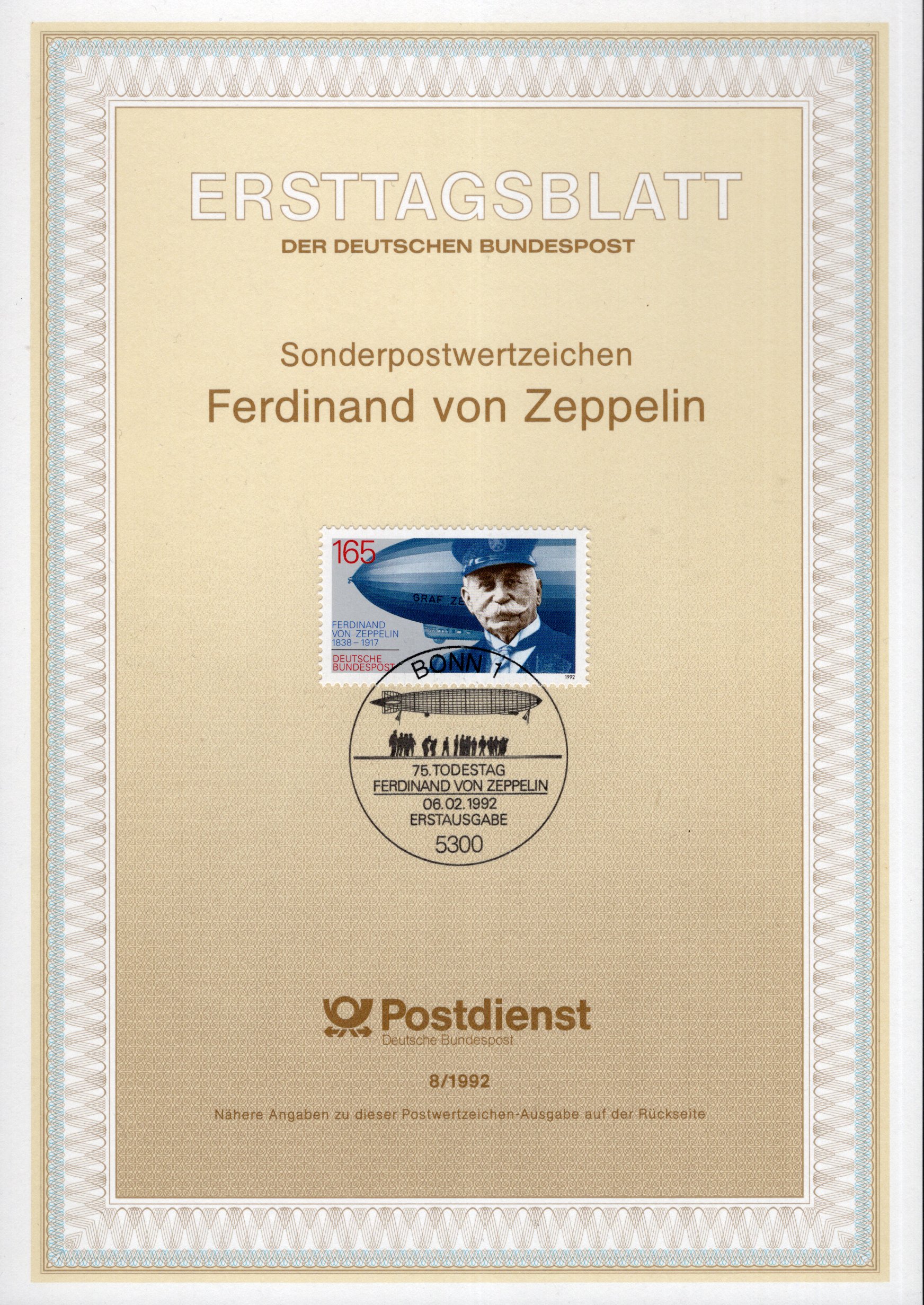 75. Todestag Ferdinand von Zeppelin