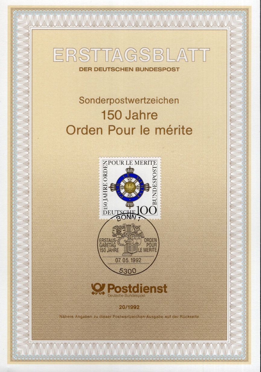 150 Jahre Orden Pour le mérite