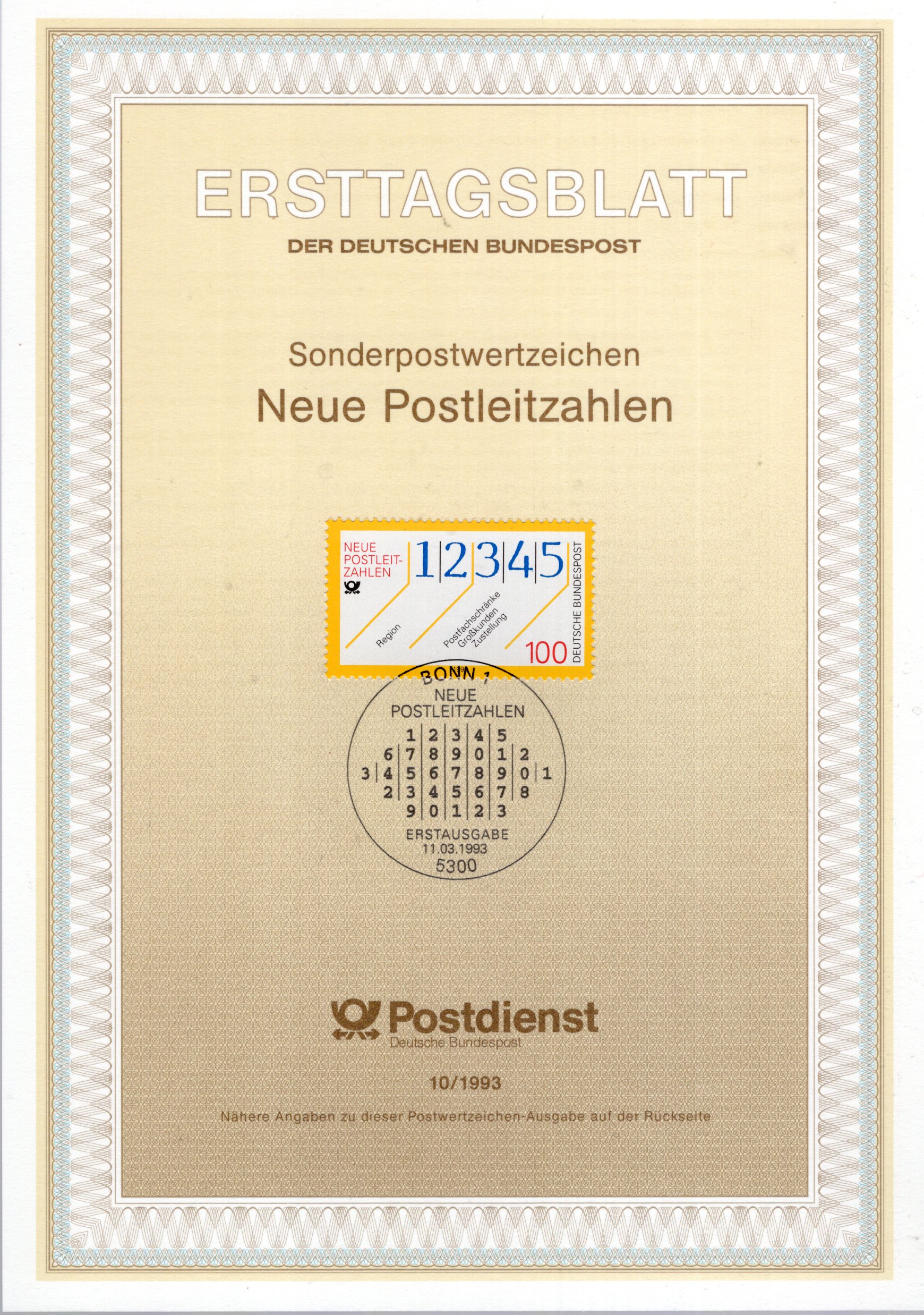 Neue Postleitzahlen