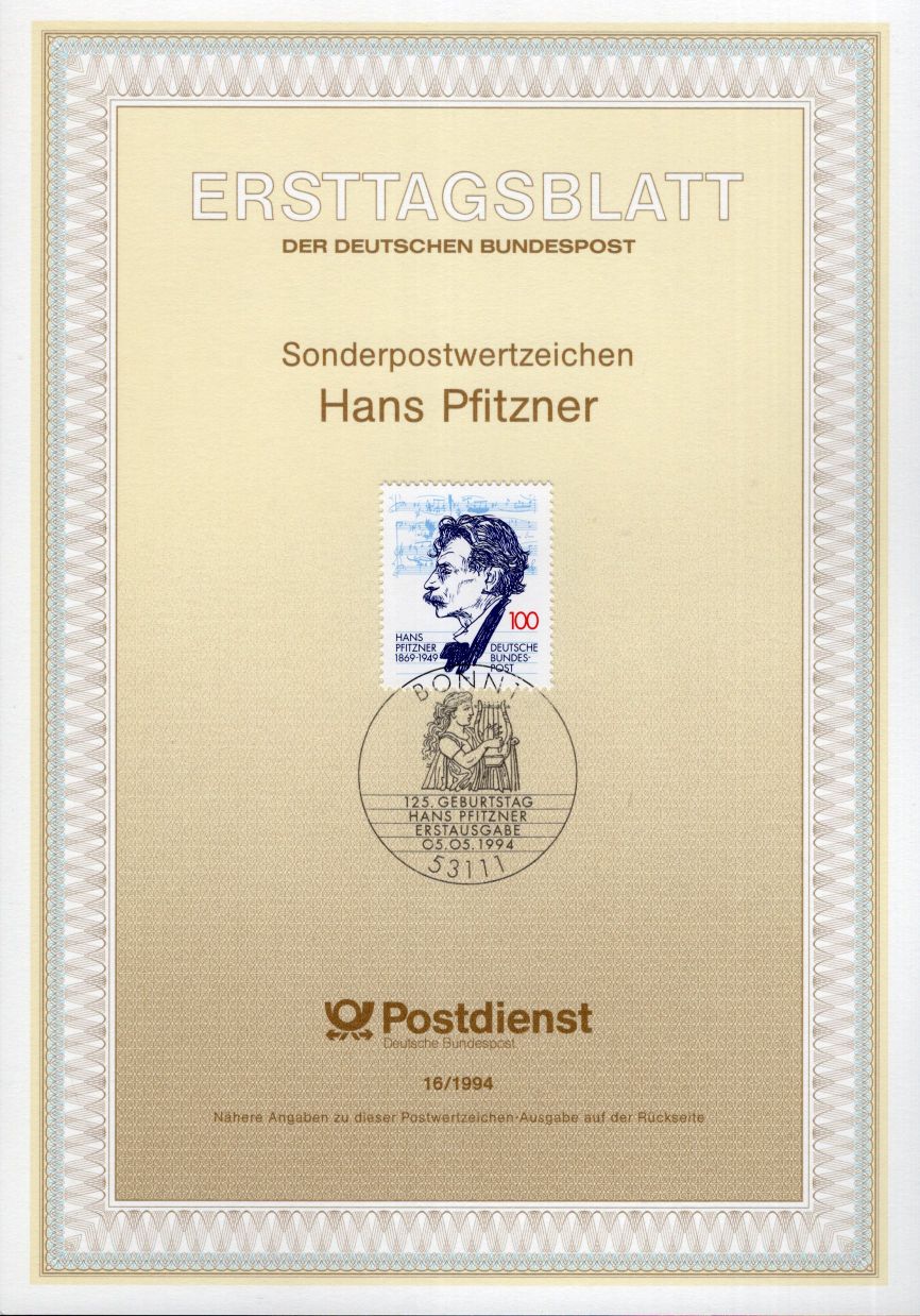 125. Geburtstag Hans Pfitzner