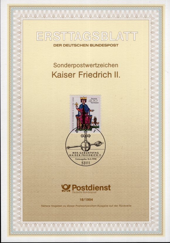 800. Geburtstag Kaiser Friedrich II