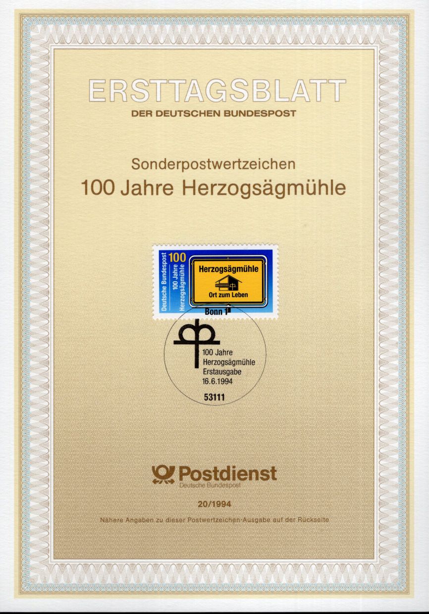 100 Jahre Herzogsägmühle