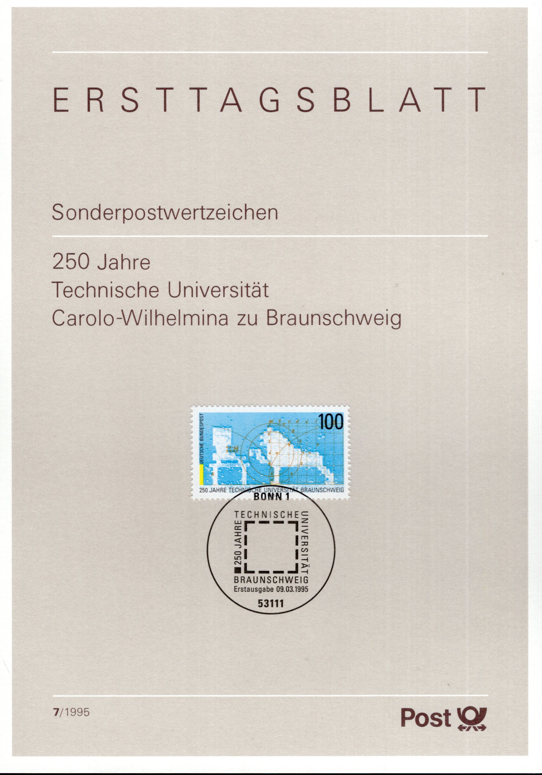 250 Jahre Technische Universität Carolo - Wilhelmina zu Braunschweig