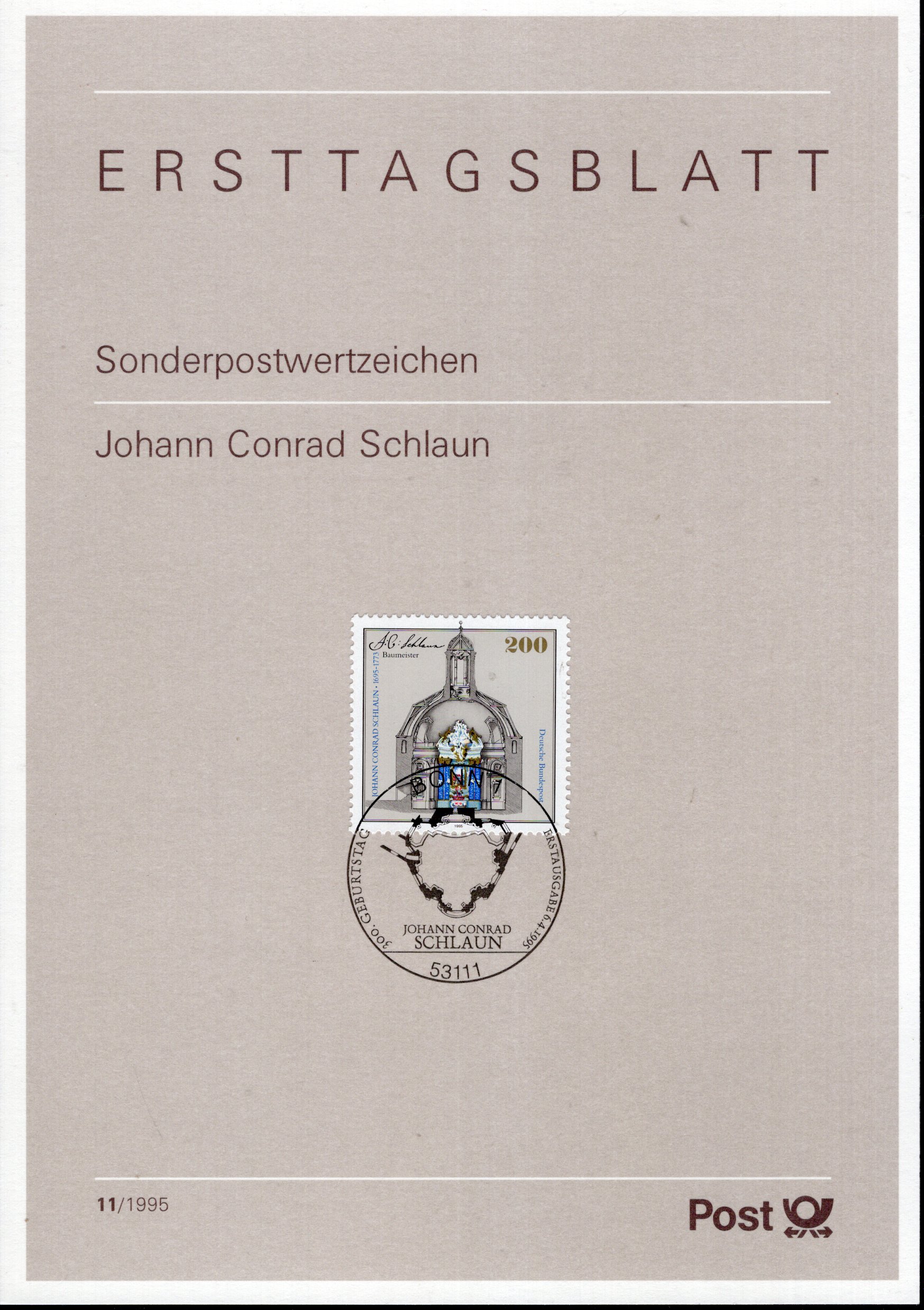 300. Geburtstag von Johann Conrad Schlaun - Clemenskirche in Münster