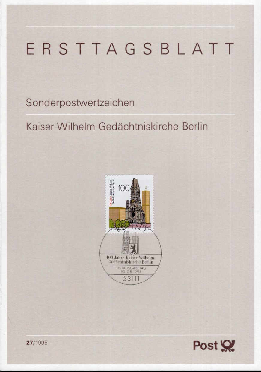 100 Jahre Kaiser - Wilhelm - Gedächtniskirche Berlin