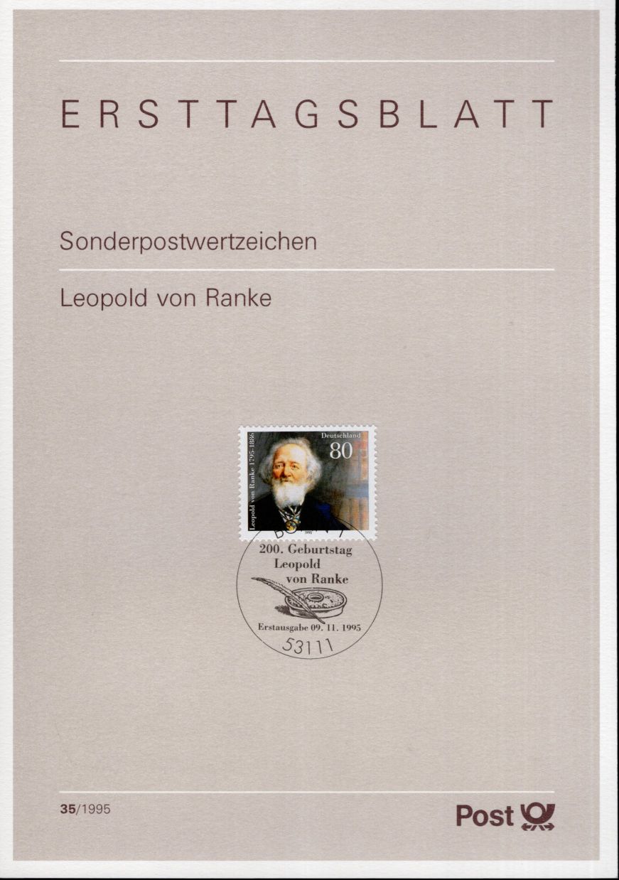 200. Geburtstag Leopold von Ranke