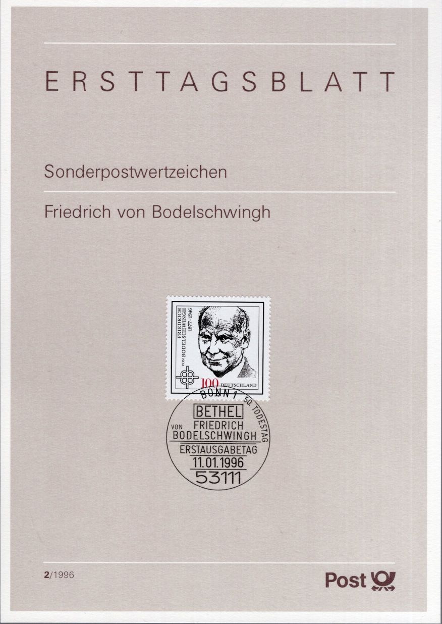 50. Todestag Friedrich von Bodelschwingh