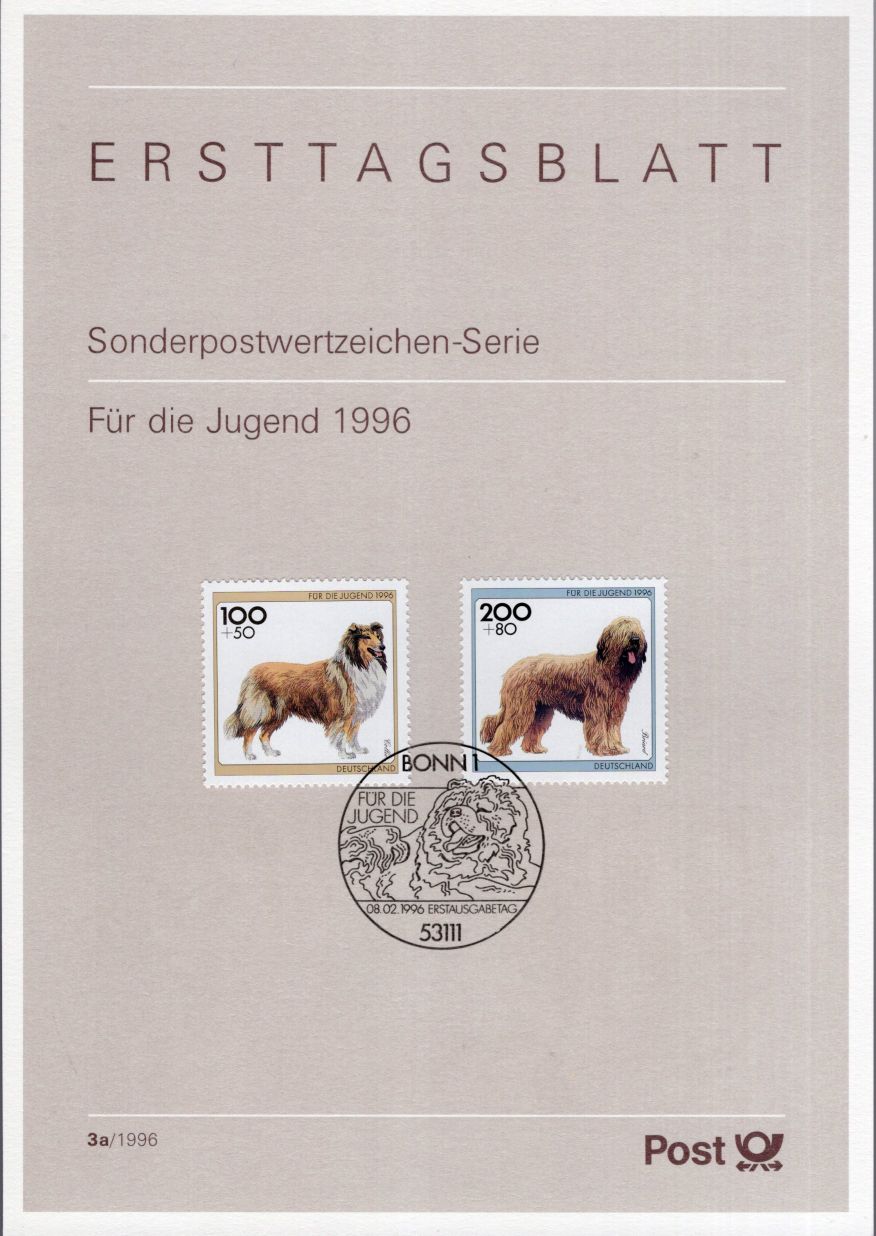 Für die Jugend 1996 - Hunde