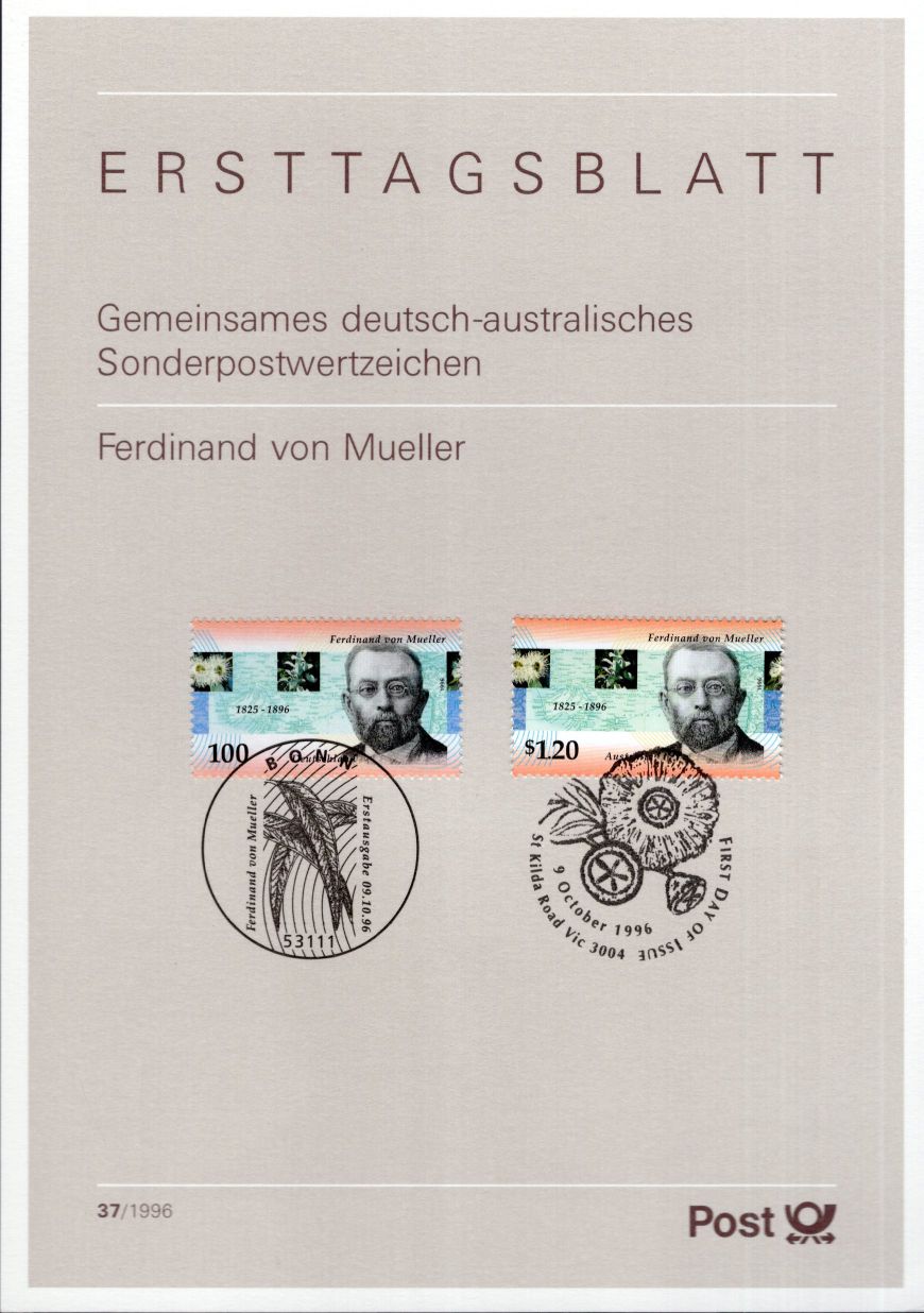 100. Todestag Ferdinand von Mueller