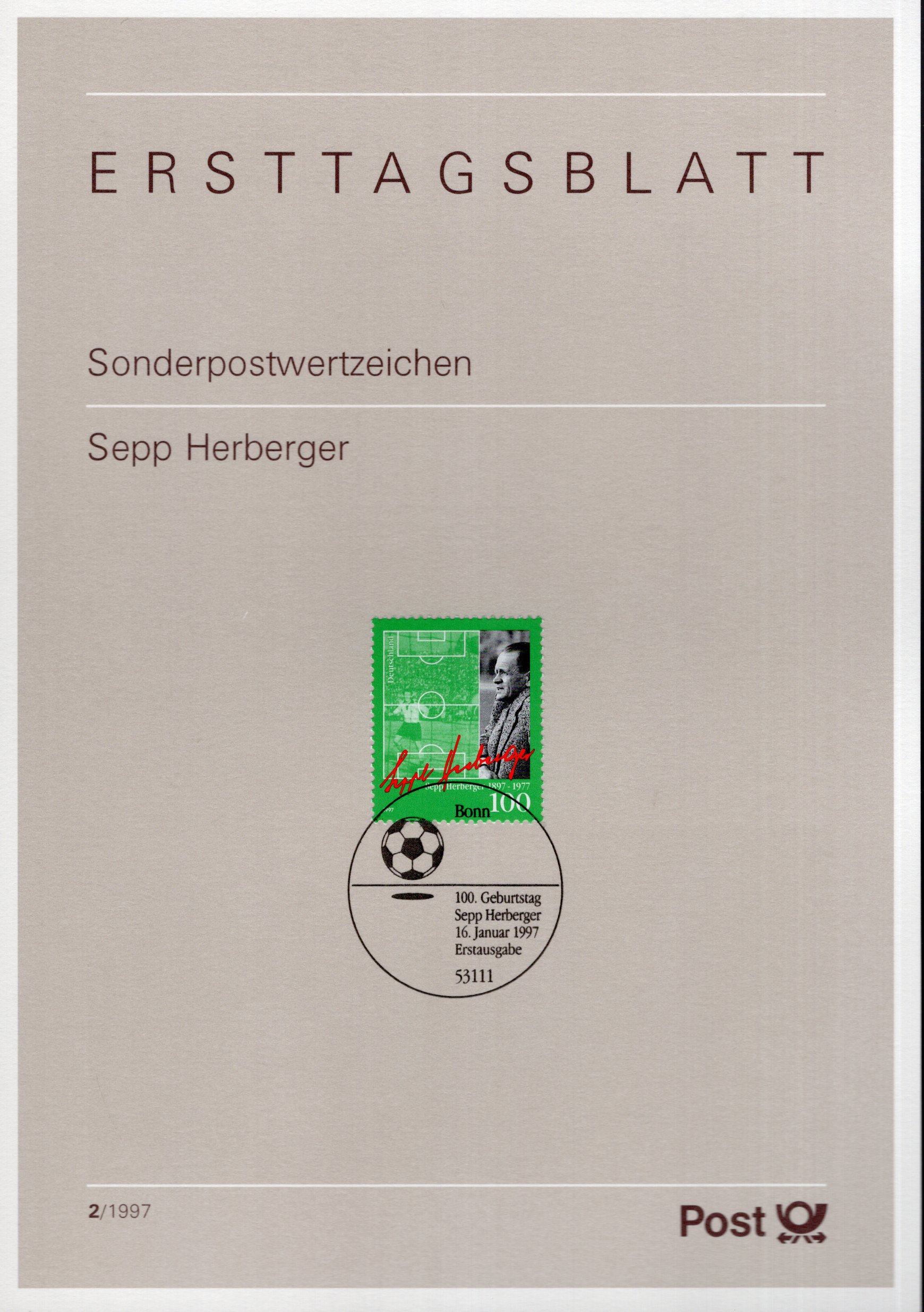 100. Geburtstag Sepp Herberger