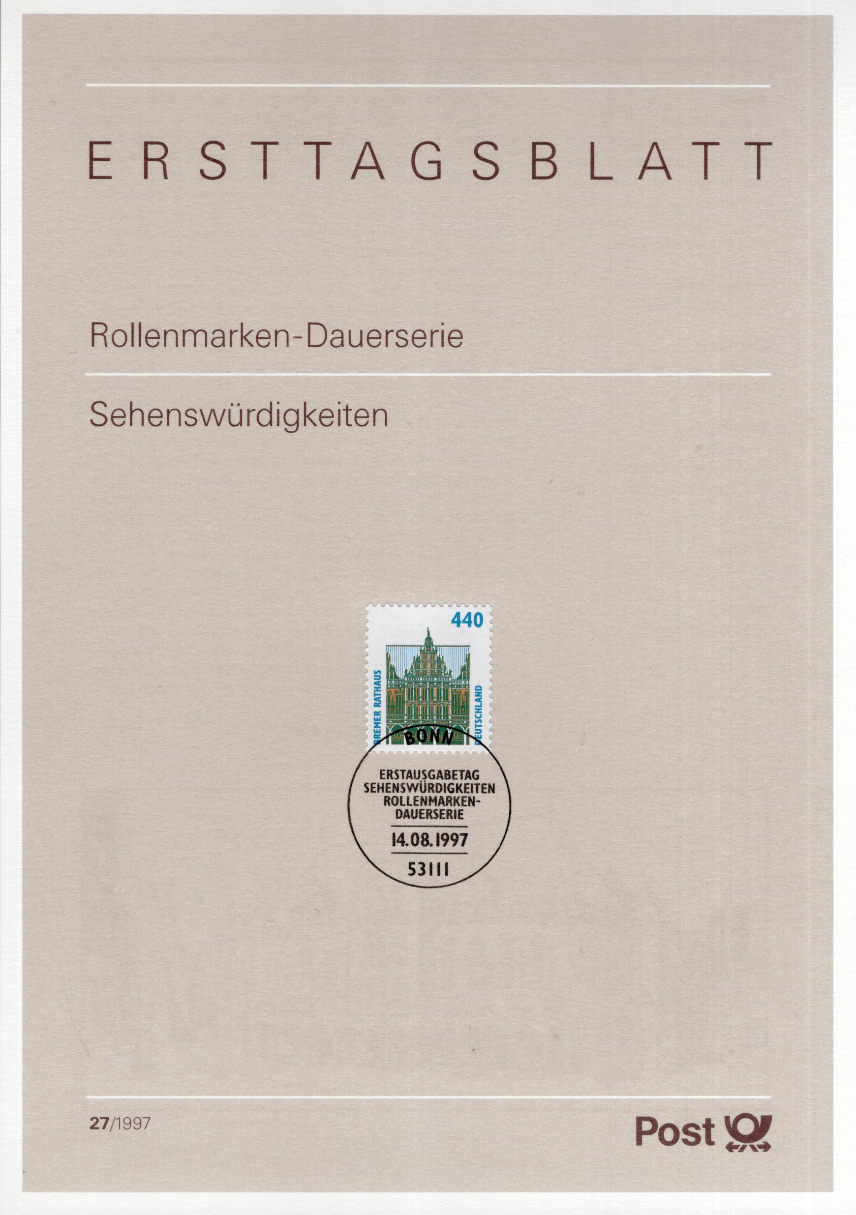 Dauerserie Sehenswürdigkeiten - Bremer Rathaus