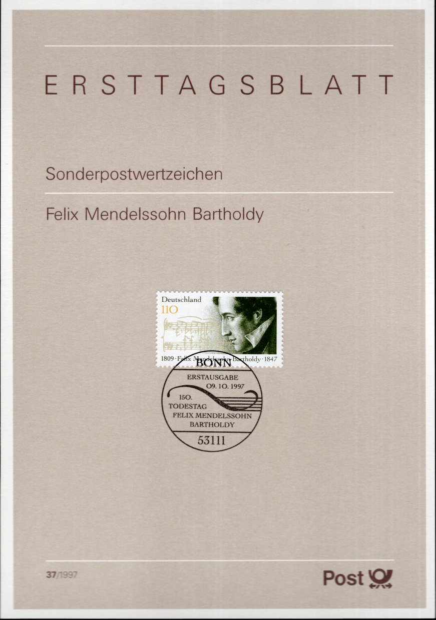 150. Todestag Felix Mendelsohn Bartholdy