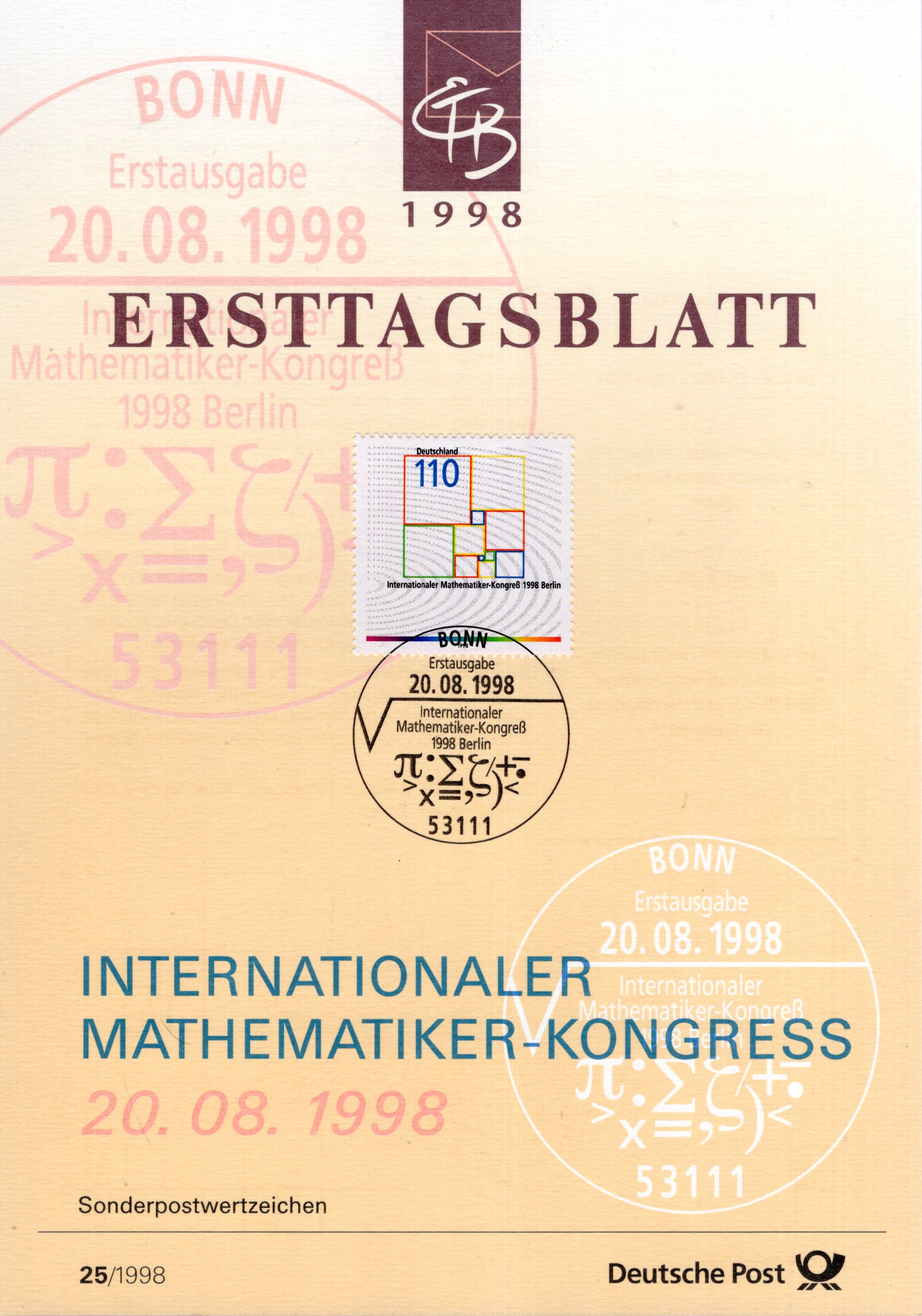 Internationaler Mathematiker Kongreß in Berlin