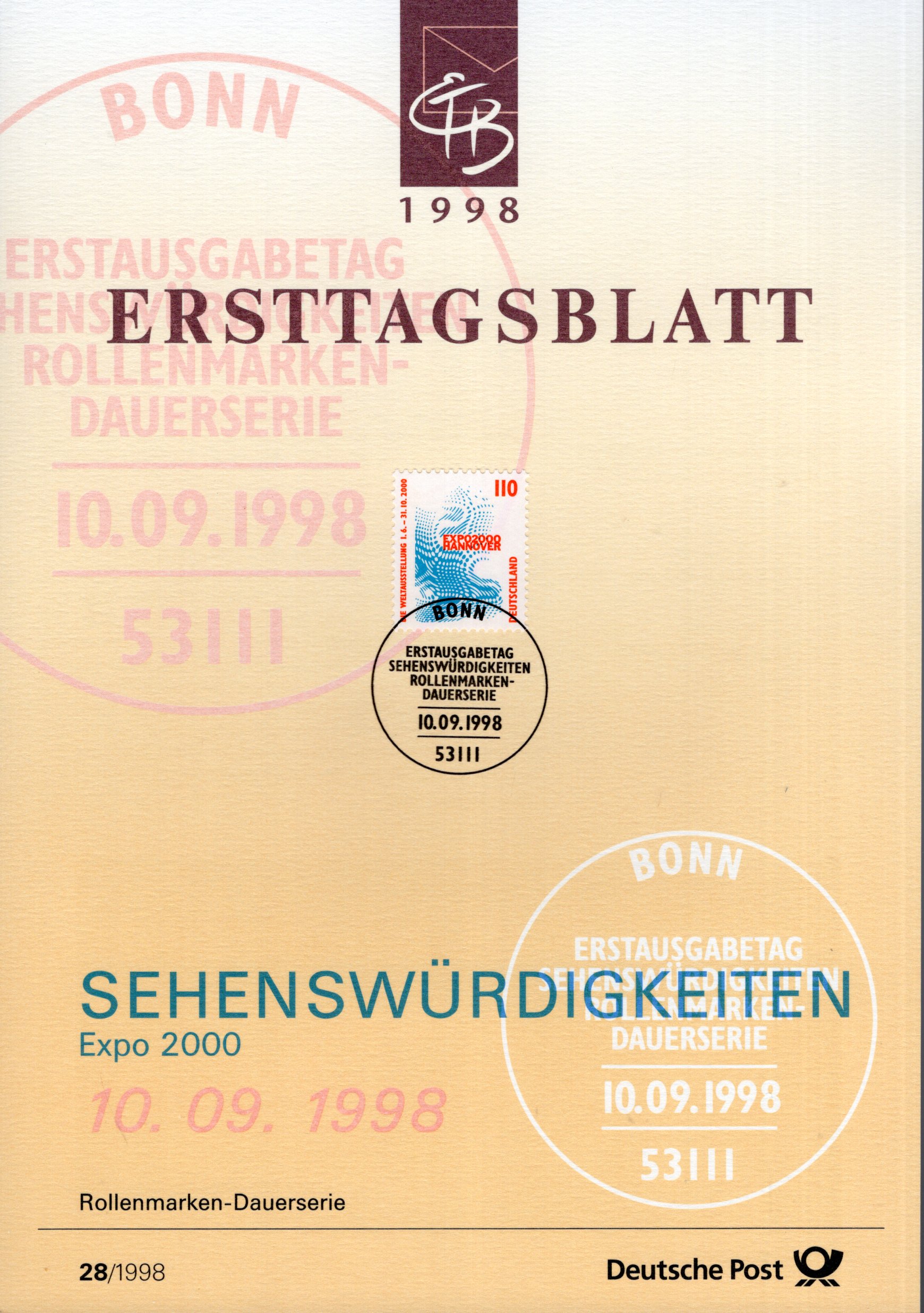 Dauerserie Sehenswürdigkeiten - Expo 2000