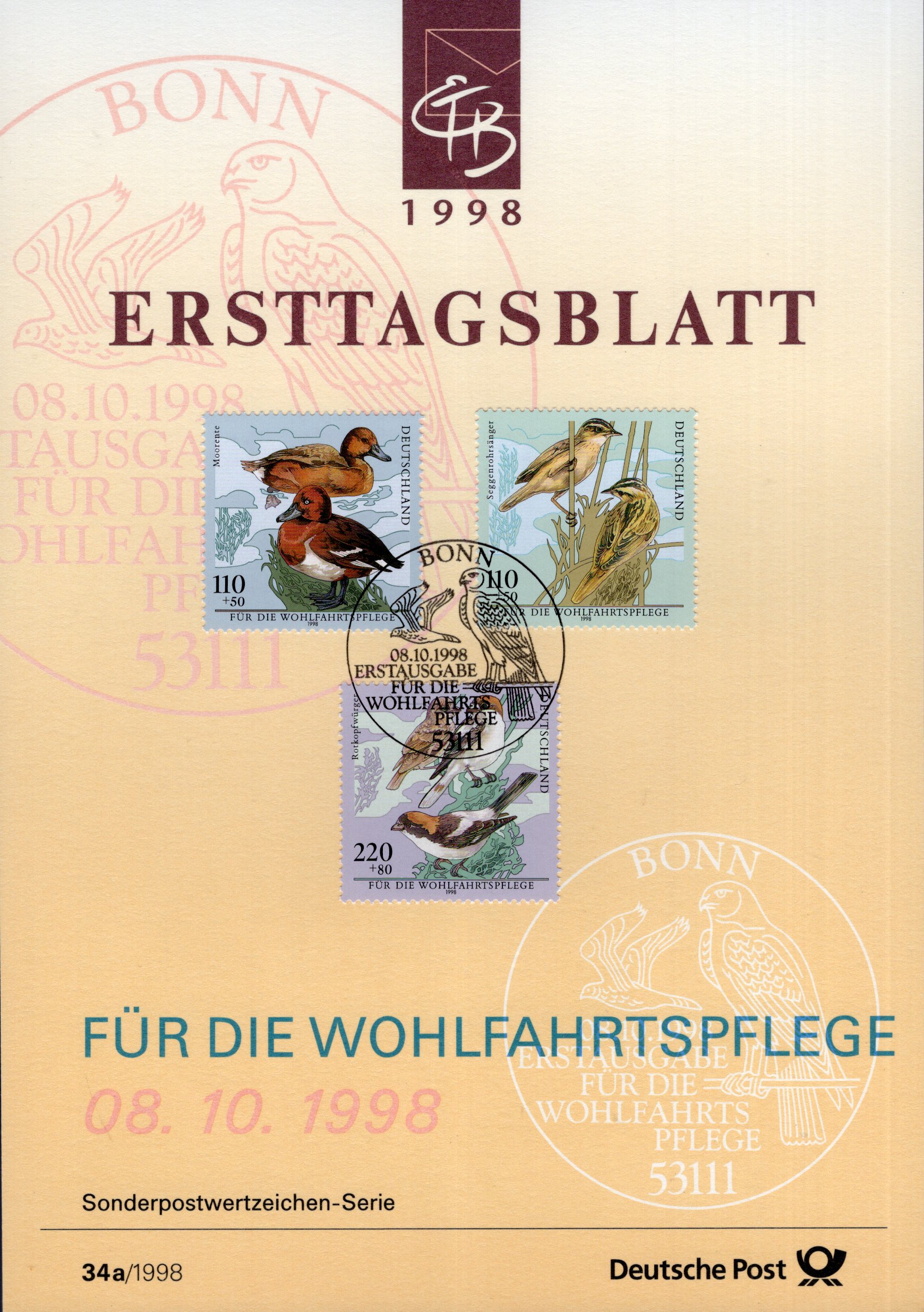 Für die Wohlfahrtspflege - Bedrohte Vogelarten