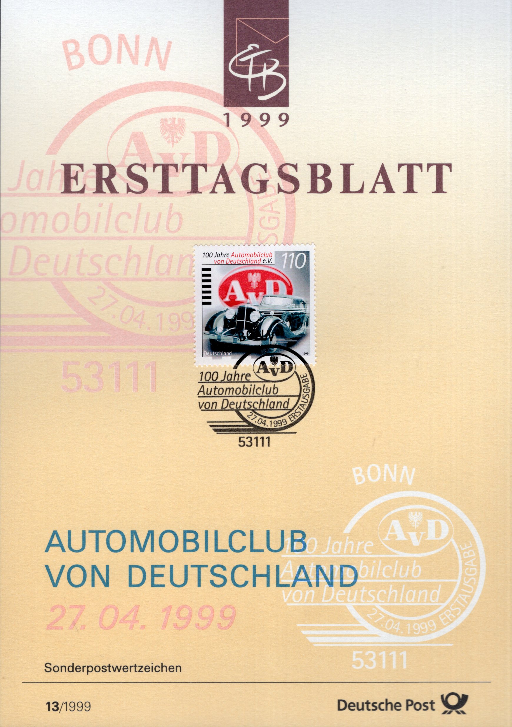 100 Jahre Autombilclub von Deutschland