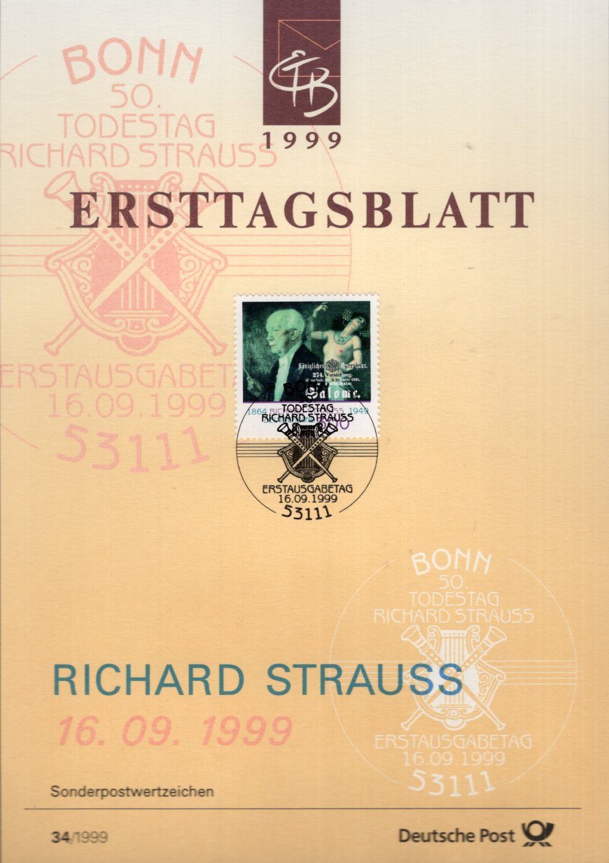 50. Todestag Richard Strauss