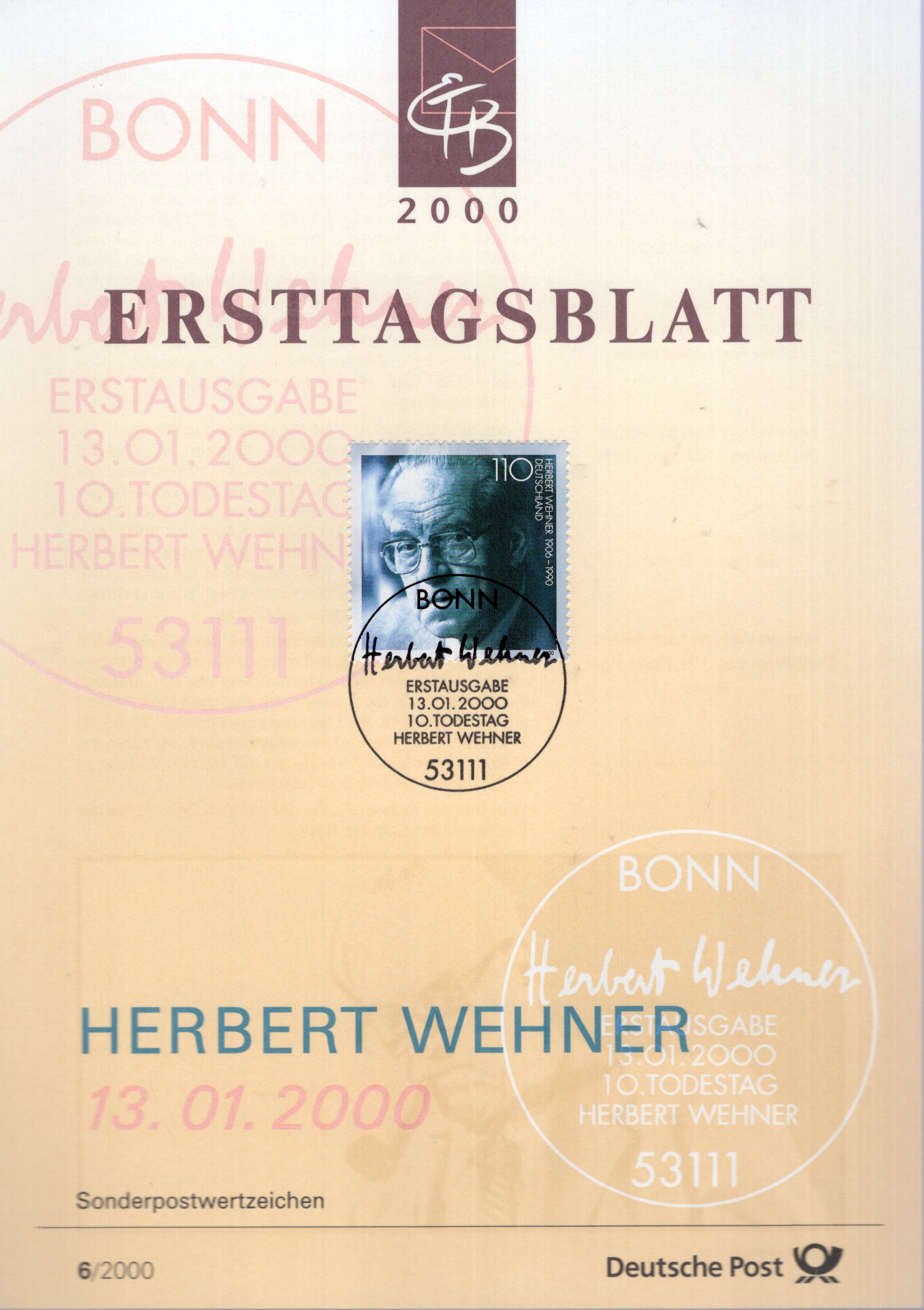 10. Todestag Herbert Wehner