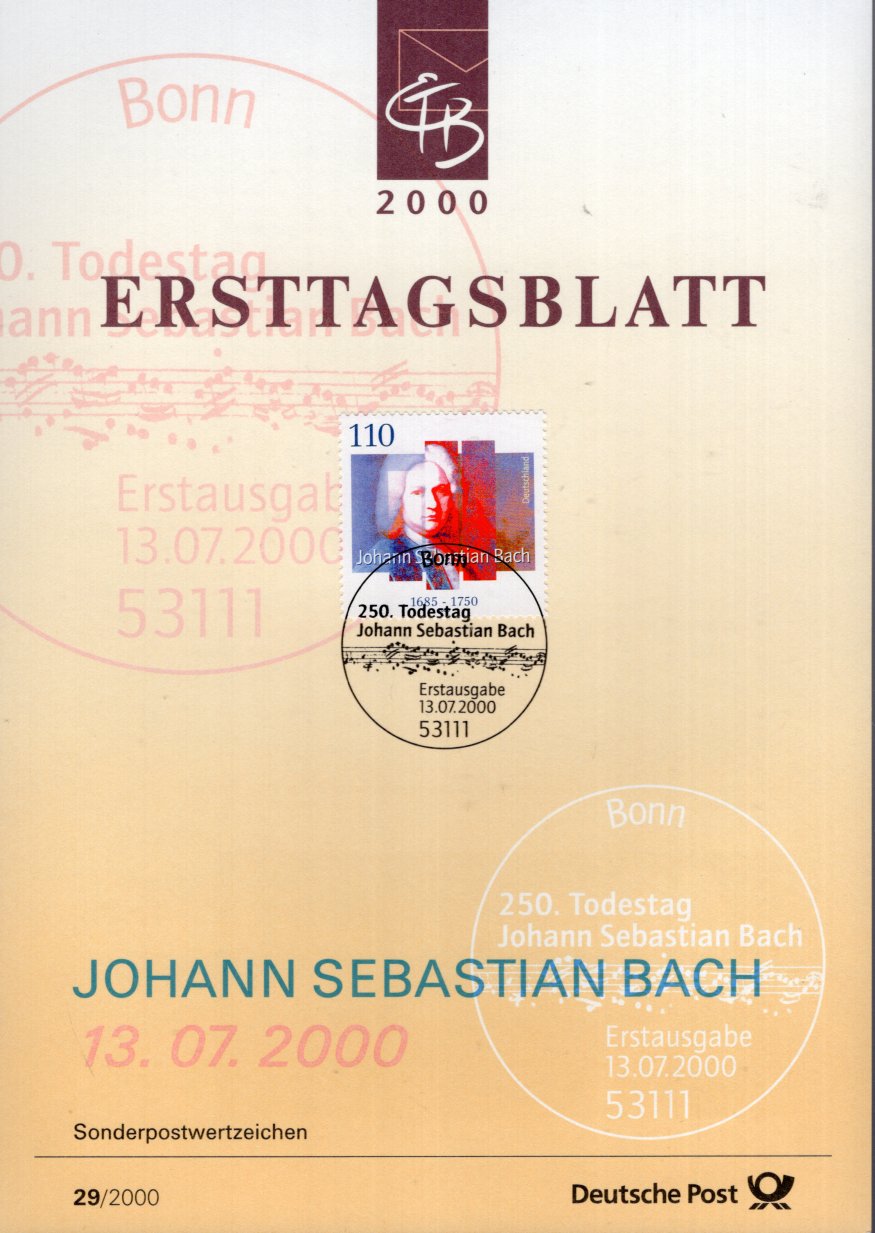 250. Todestag von Johann Sebastian Bach