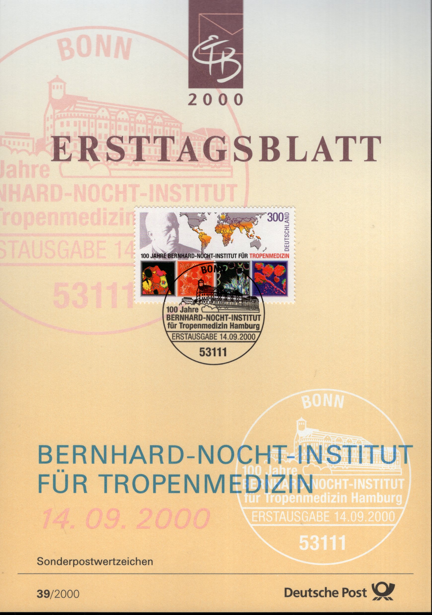 100 Jahre Bernhard - Nocht - Institut für Tropenmedizin