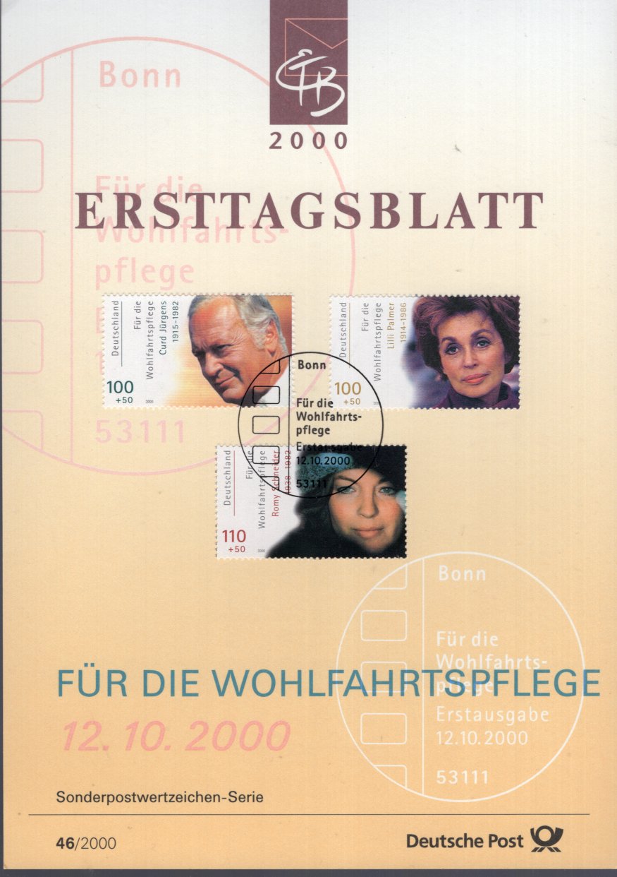 Für die Wohlfahrtspflege - Curd Jürgens - Lilli Palmer - Romy Schneider