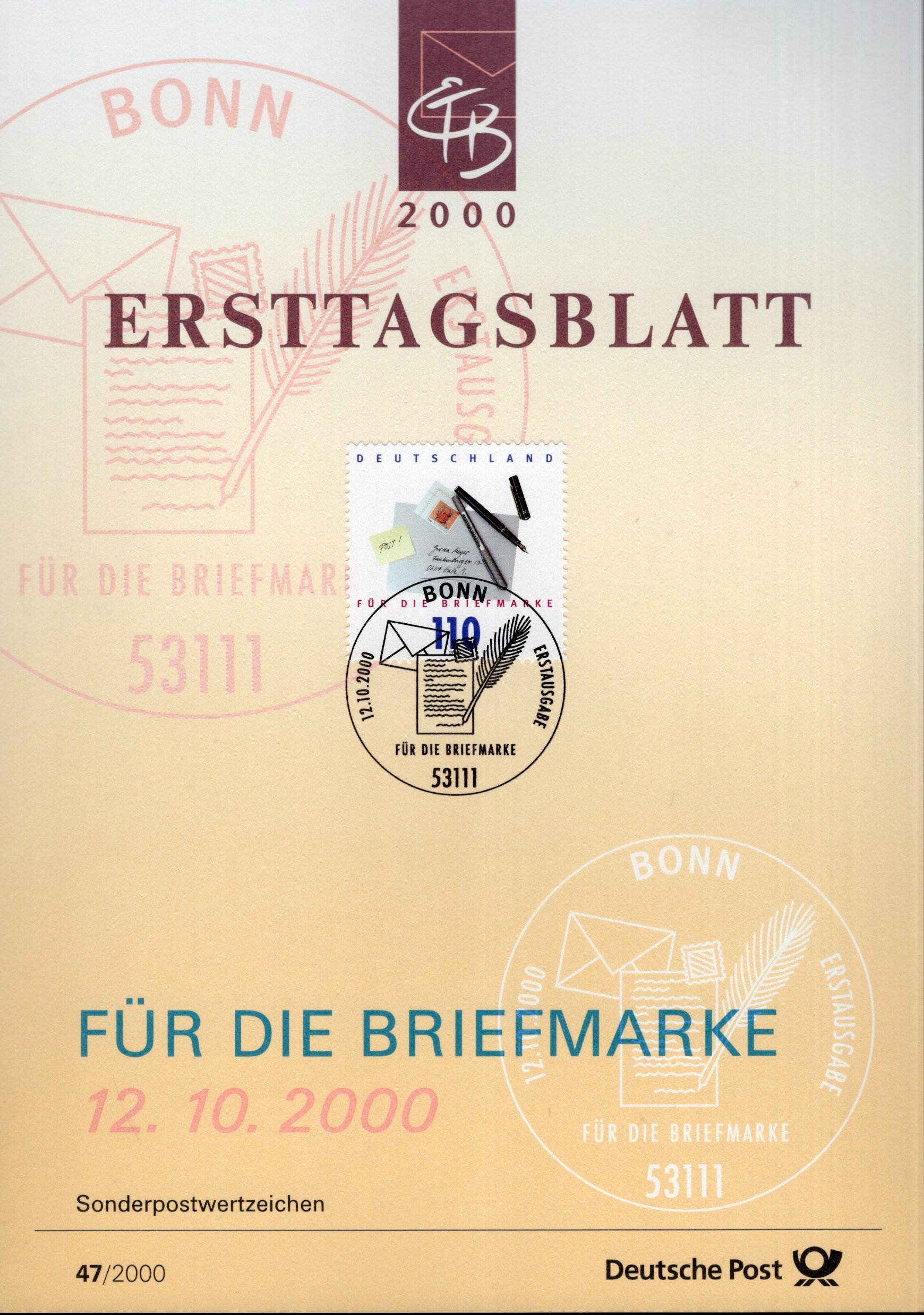 Für die Briefmarke [ Tag der Briefmarke ]