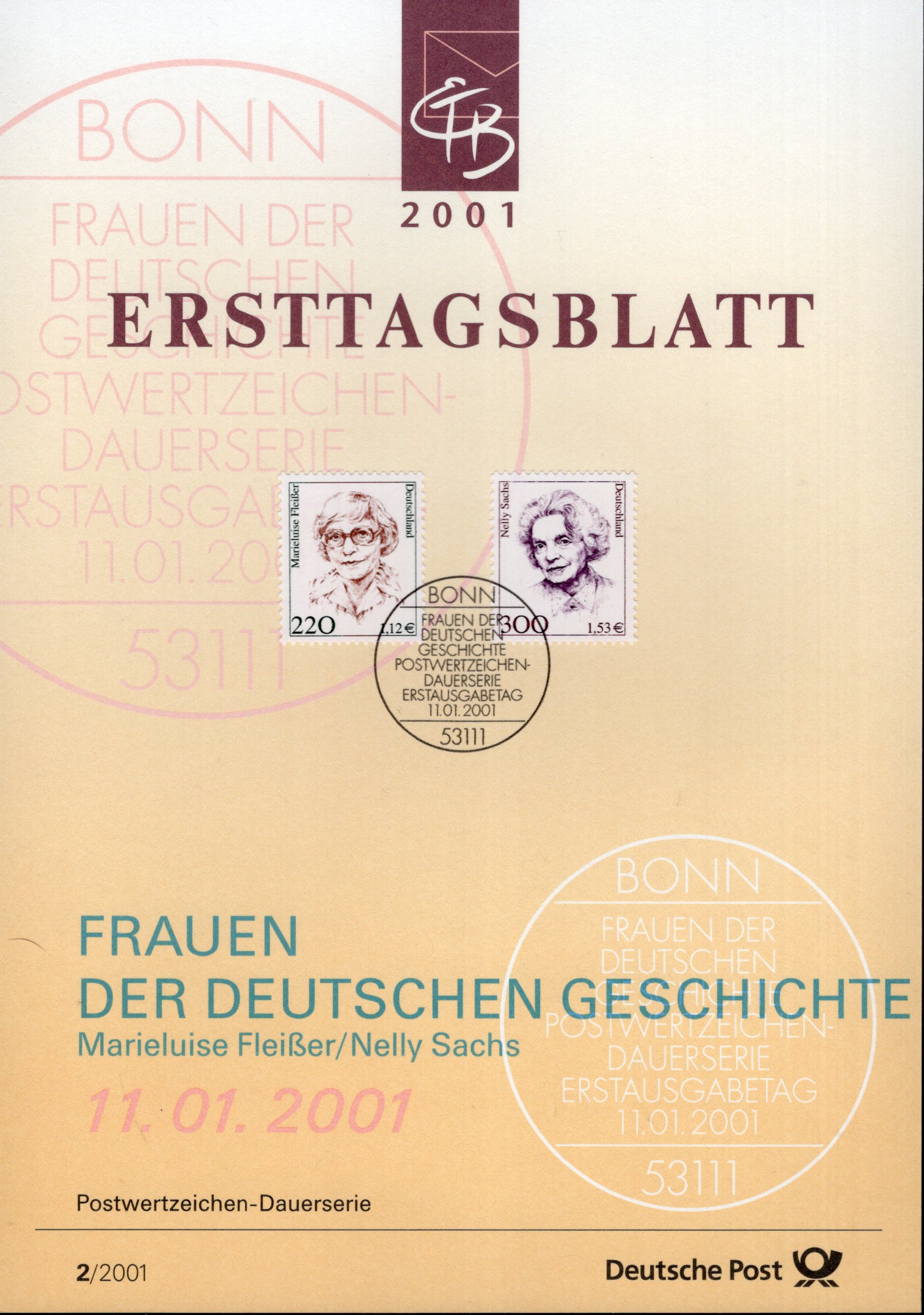 Dauerserie Frauen der deutschen Geschichte - Marieluise Fleißner - Nelly Sachs