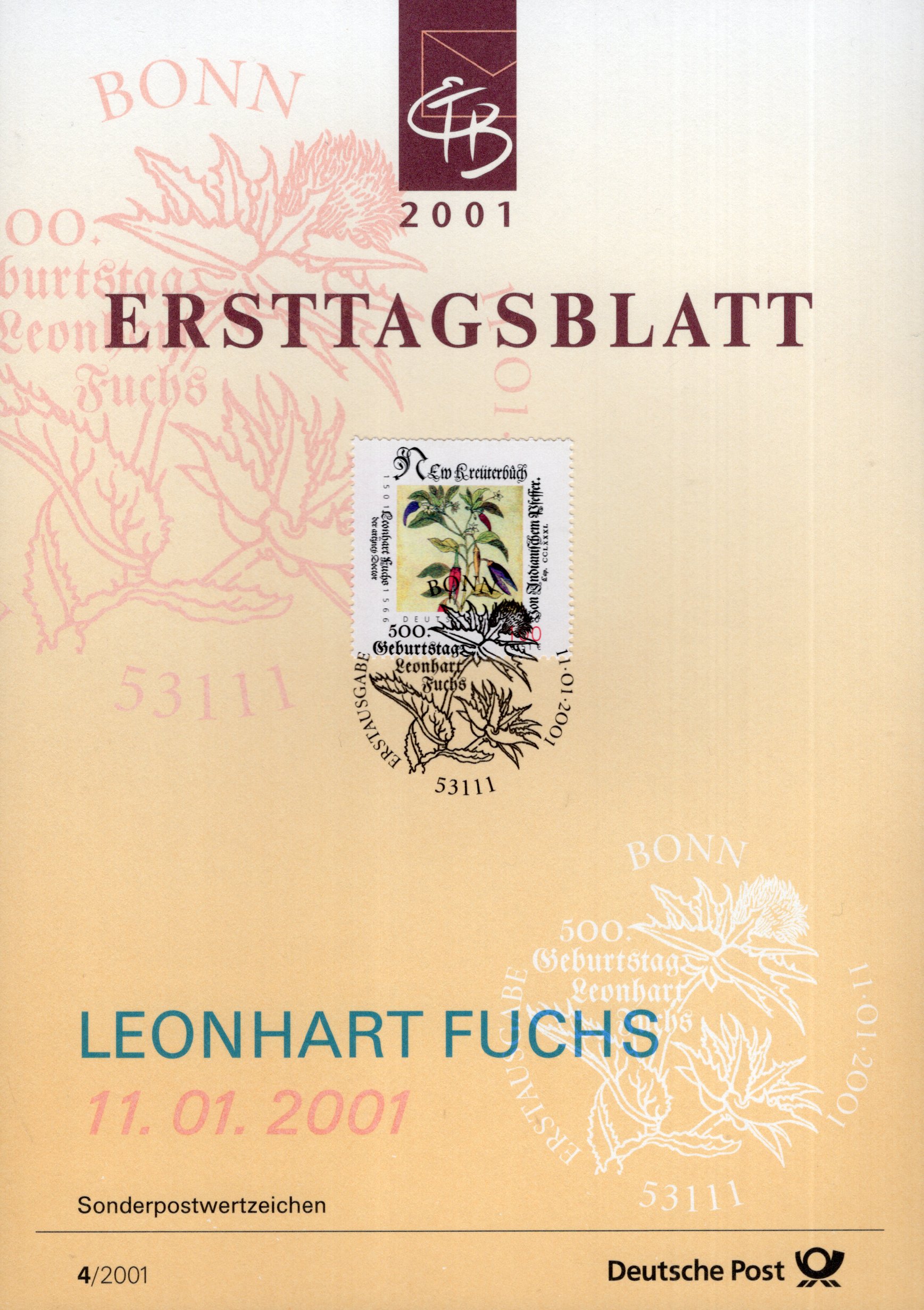 500. Geburtstag Leonhard Fuchs