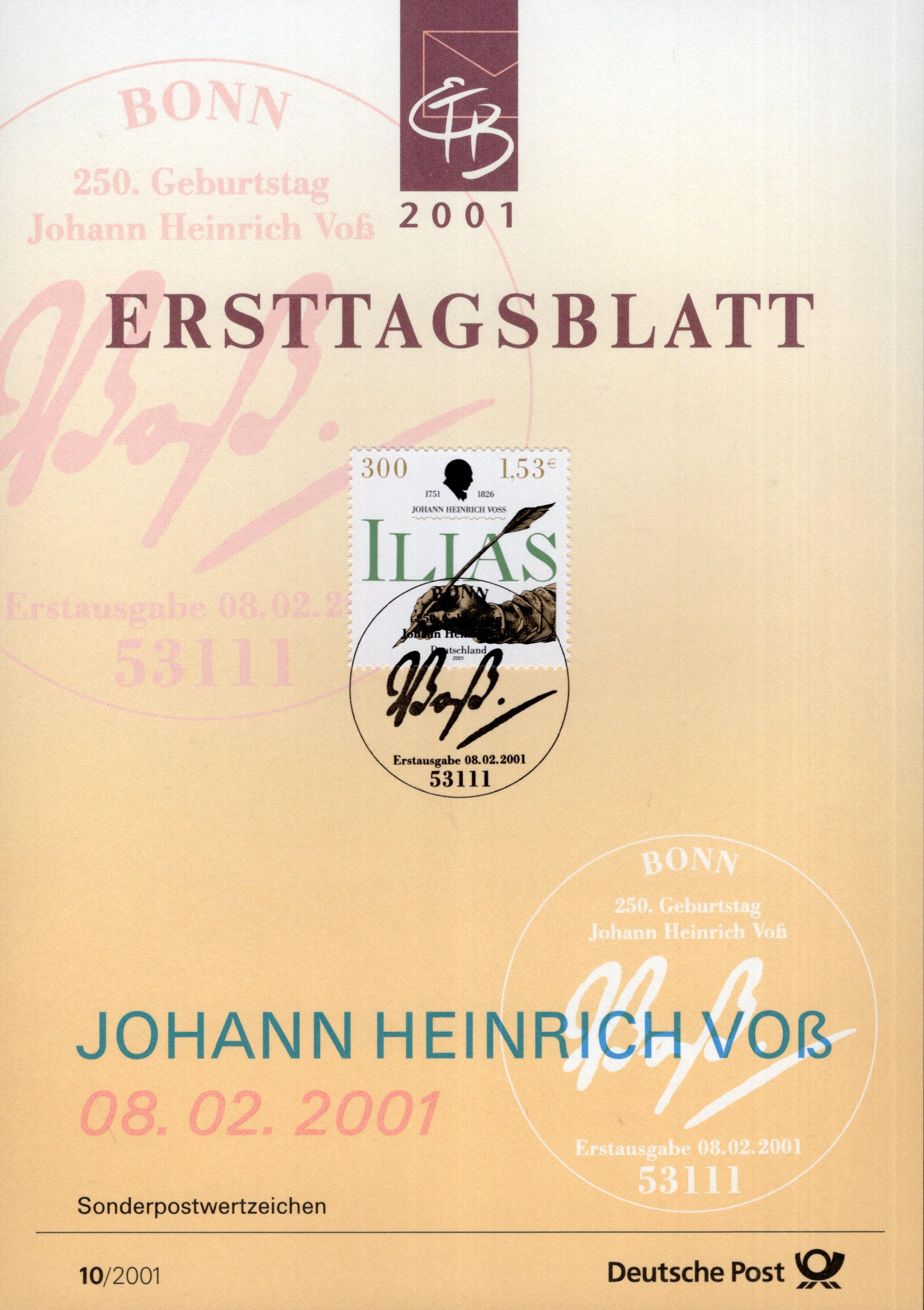 250. Geburtstag Johann Heinrich Voß