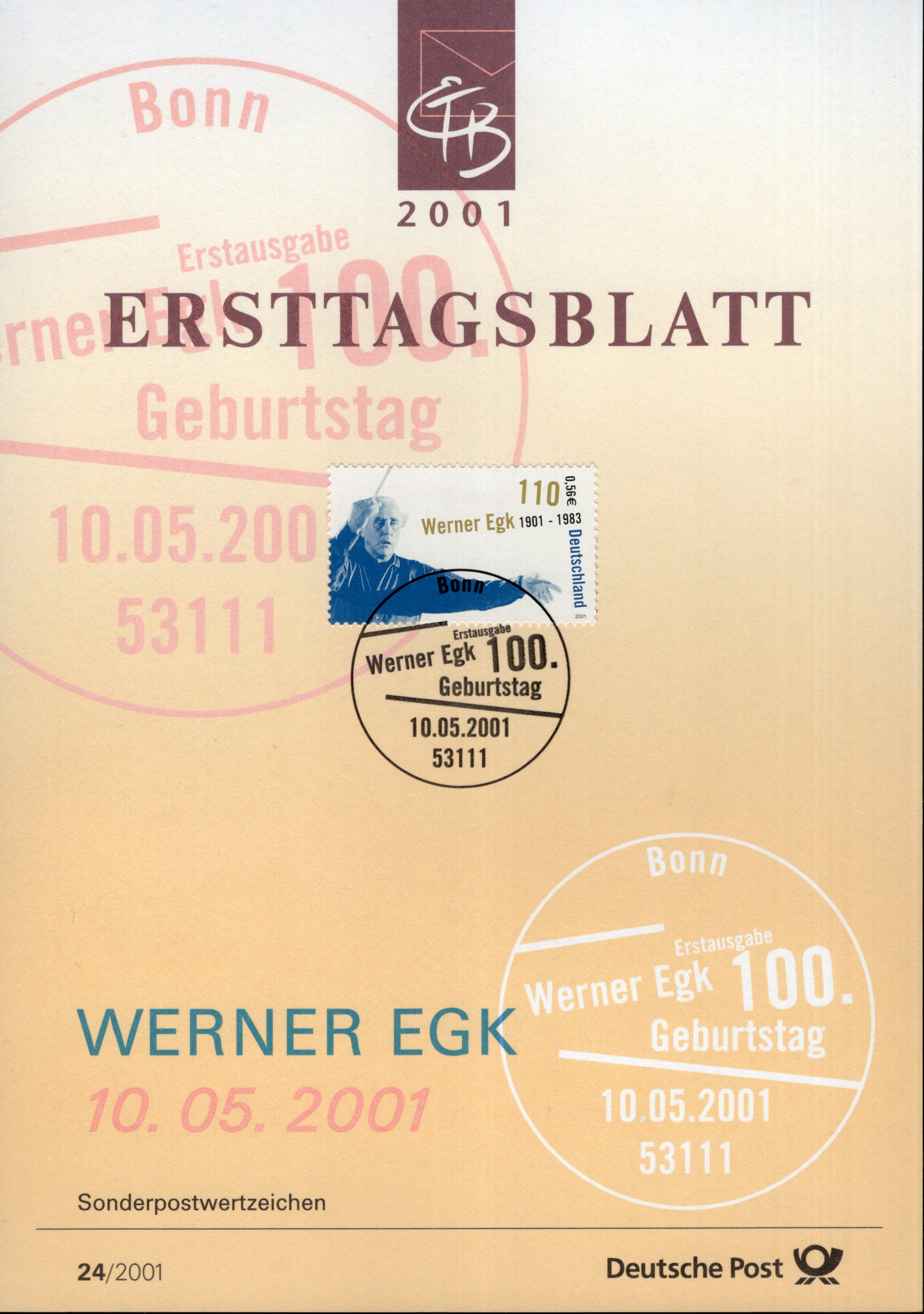 100. Geburtstag Werner Egk