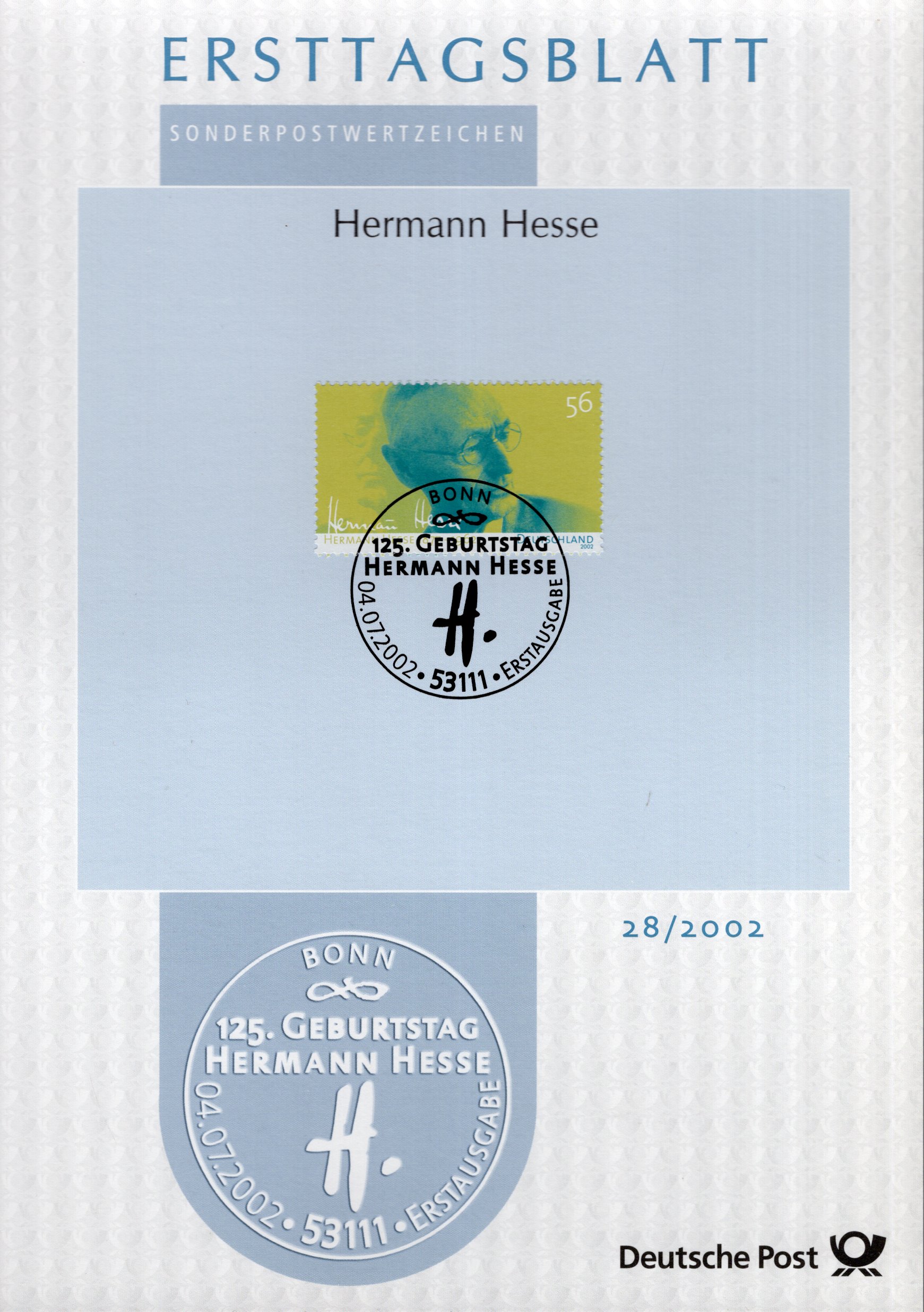 125. Geburtstag Hermann Hesse