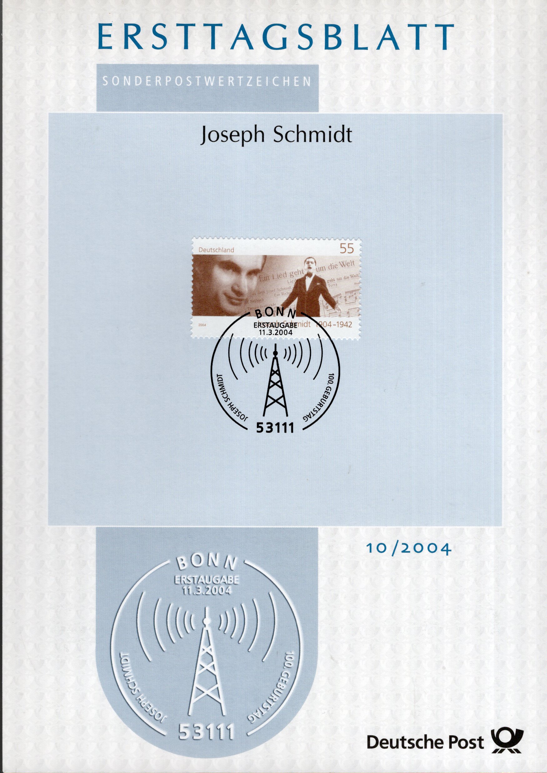 100. Geburtstag Joseph Schmidt