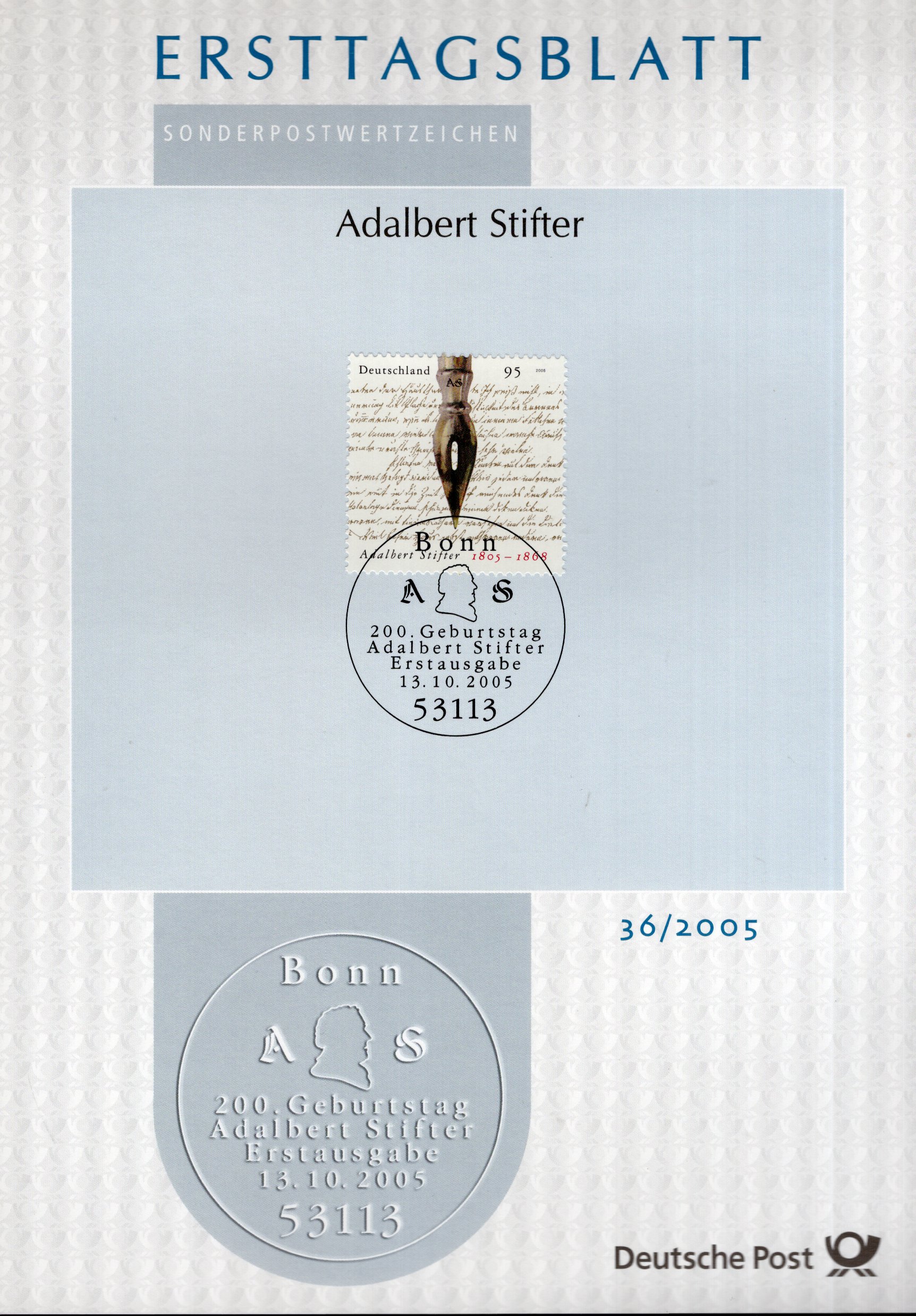 200. Geburtstag Adalbert Stifter