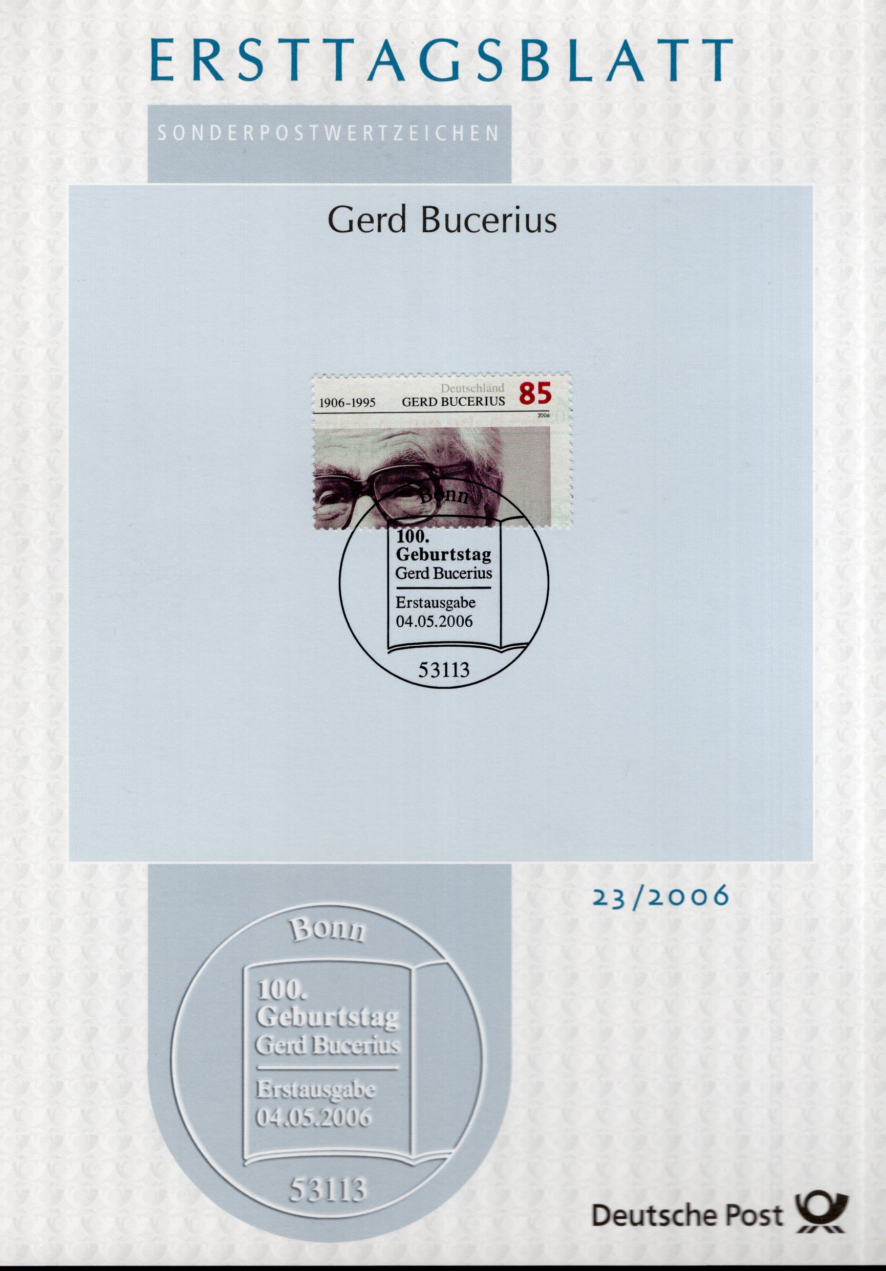 100. Geburtstag Gerd Bucerius