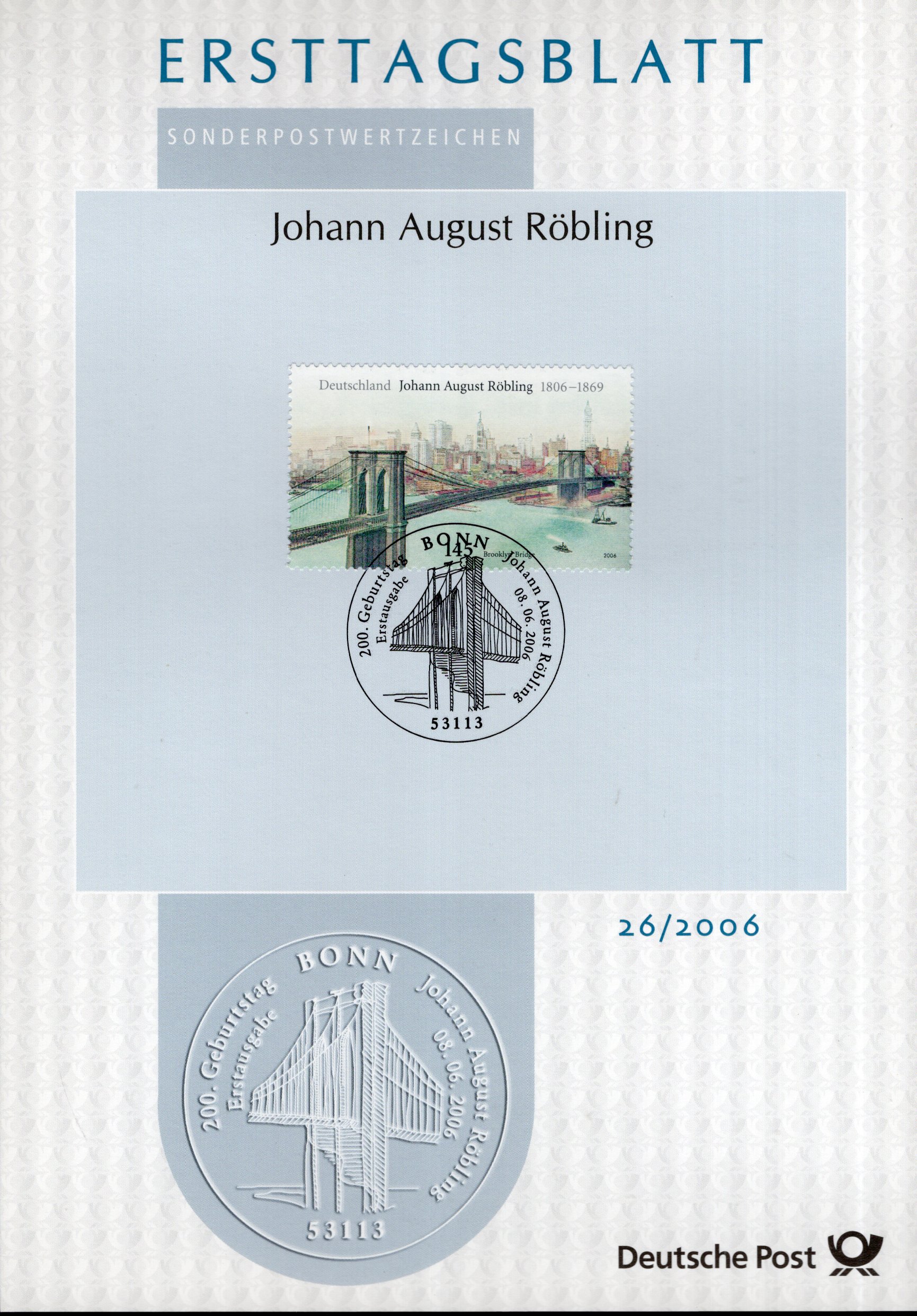 200. Geburtstag Johann August Röbling