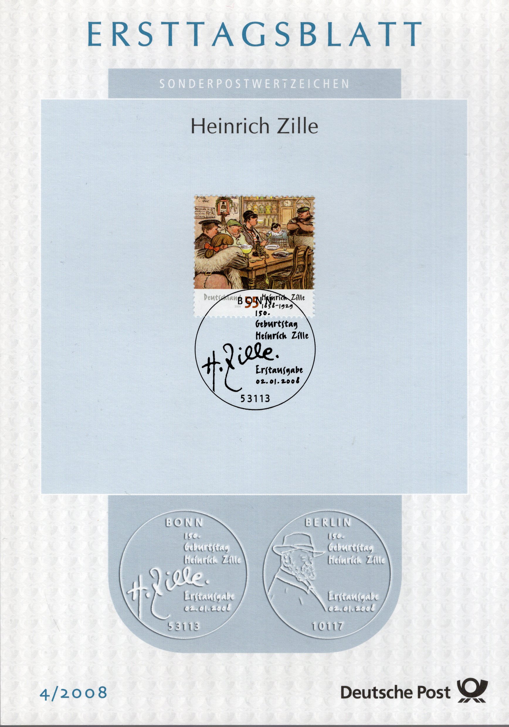 150. Geburtstag Heinrich Zille