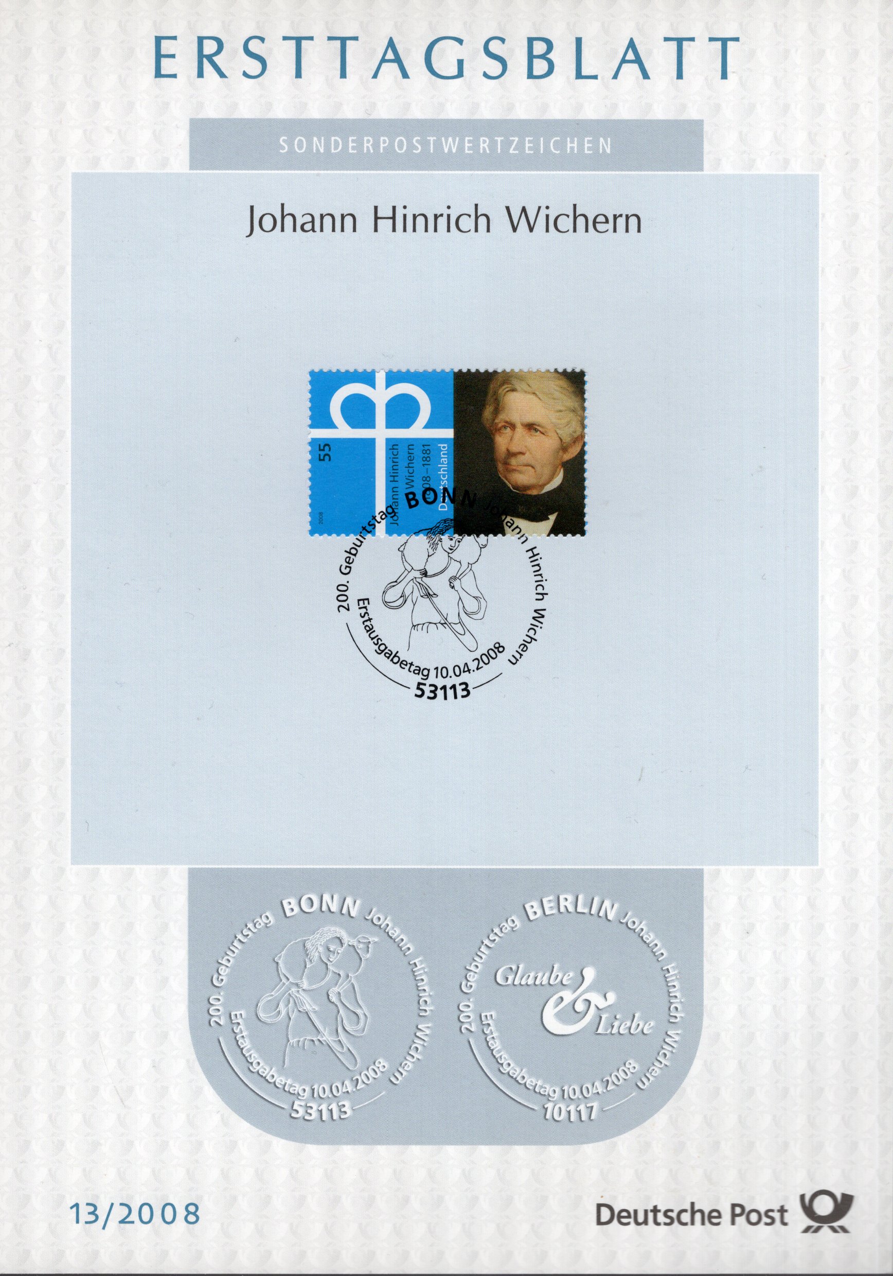 200. Geburtstag Johann Hinrich Wichern