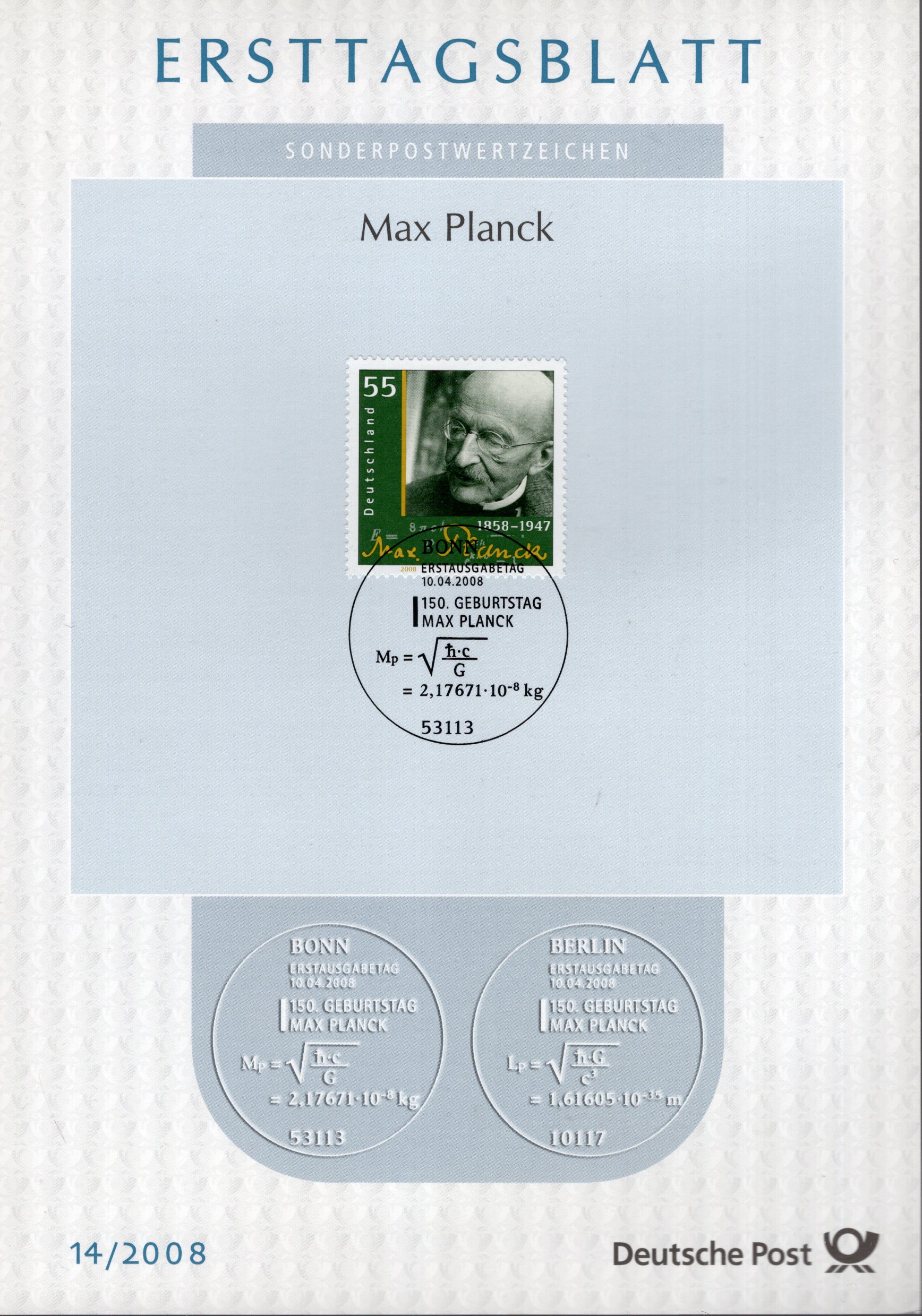 150. Geburtstag Max Planck