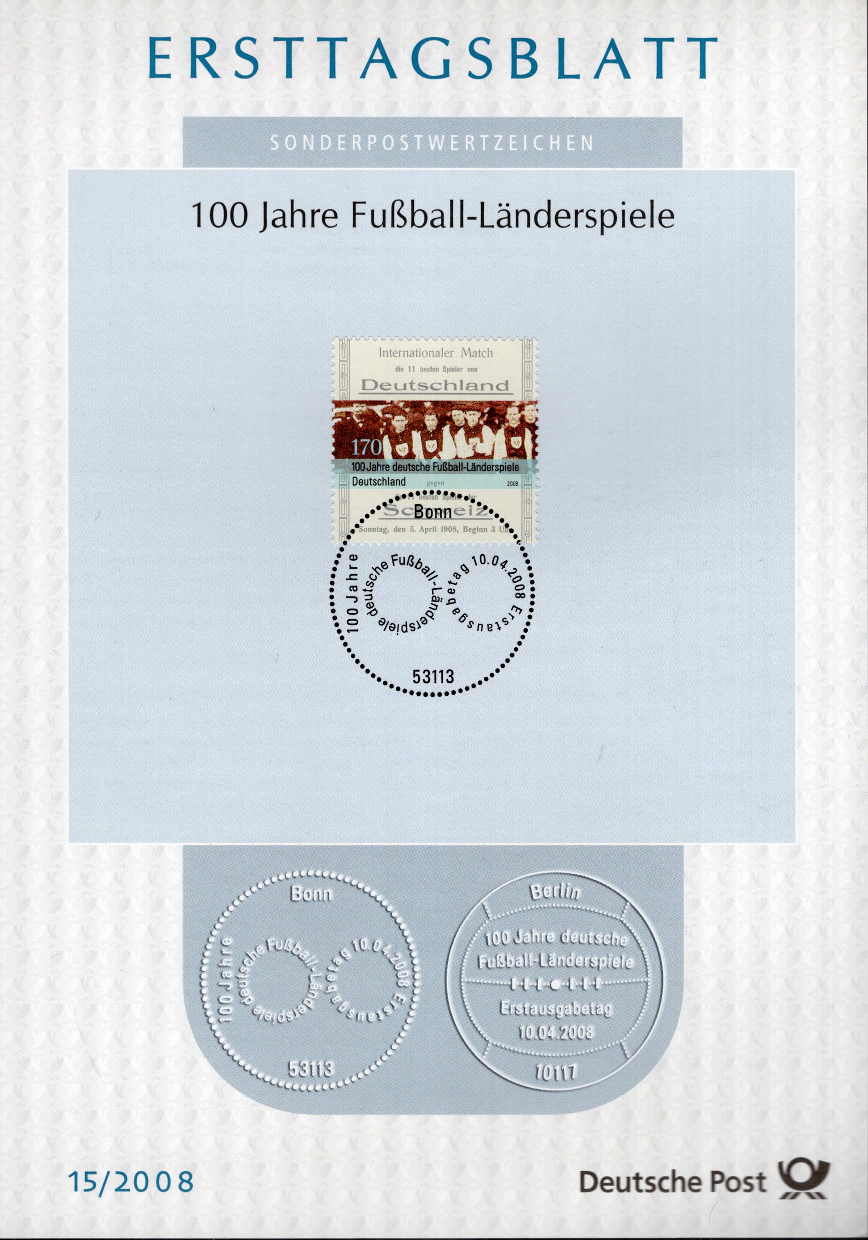 100 Jahre Fußball - Länderspiele