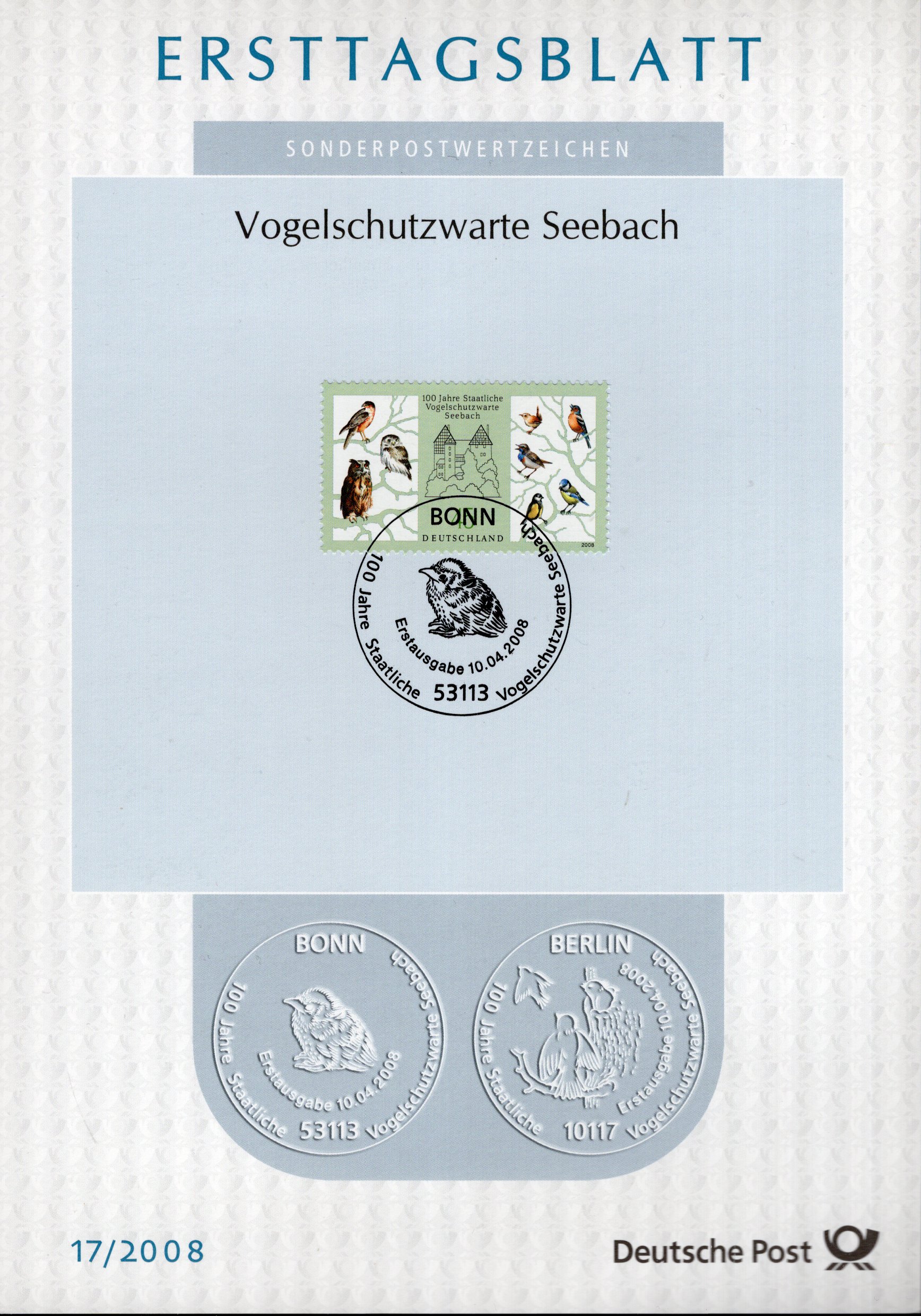 100 Jahre Staatliche Vogelschutzwarte Seebach